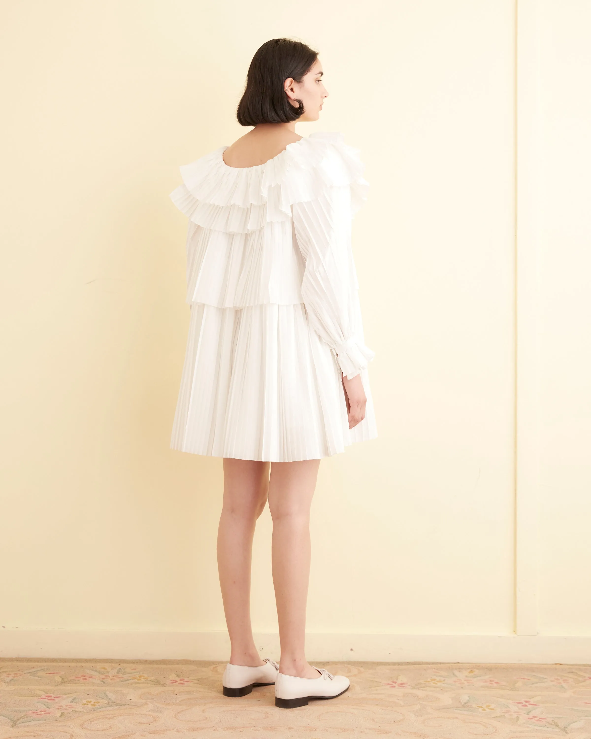 Brunch Dress - White sold by BODE product image thumbnail 3