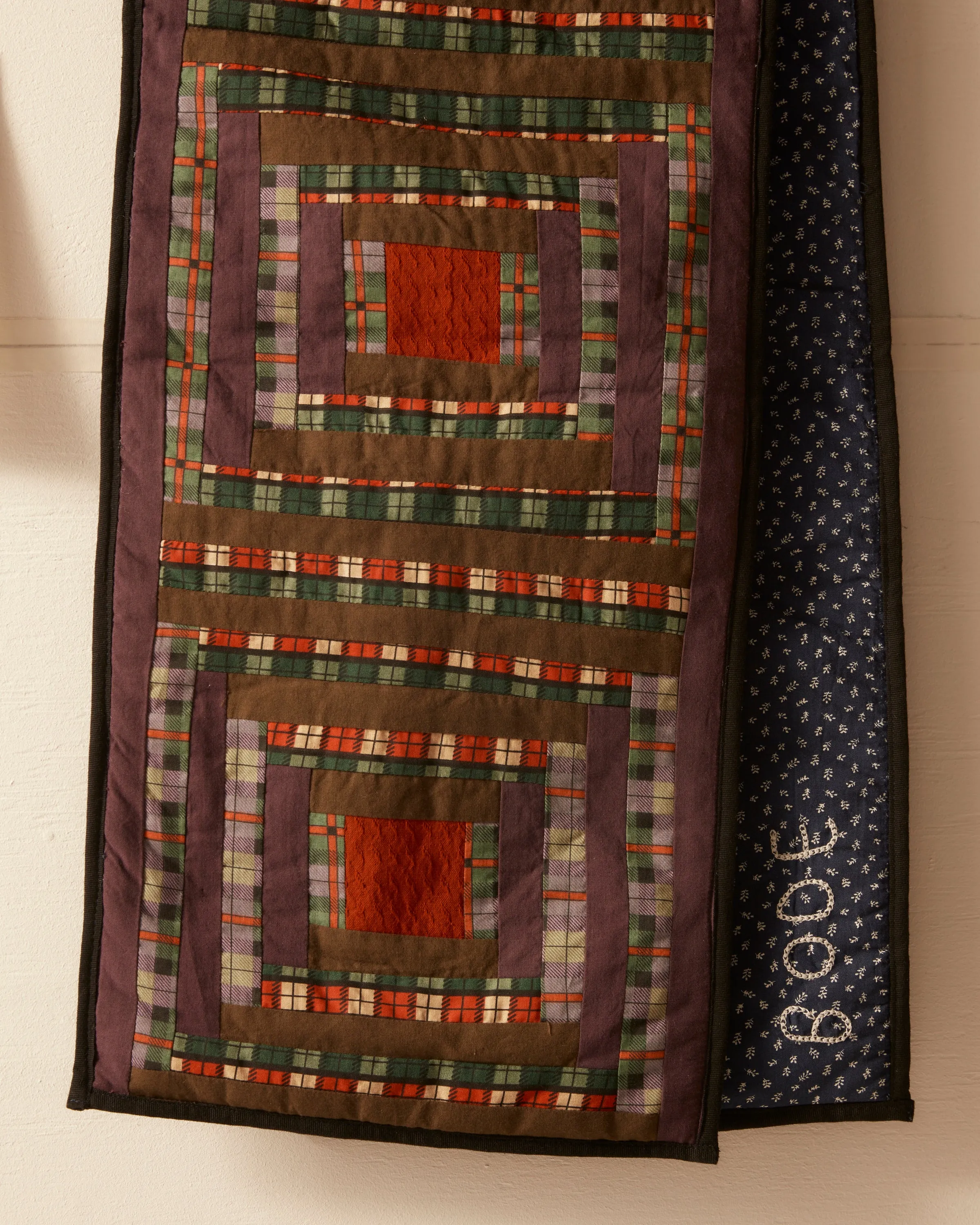 Plaid Log Cabin Scarf sold by BODE product image thumbnail 2