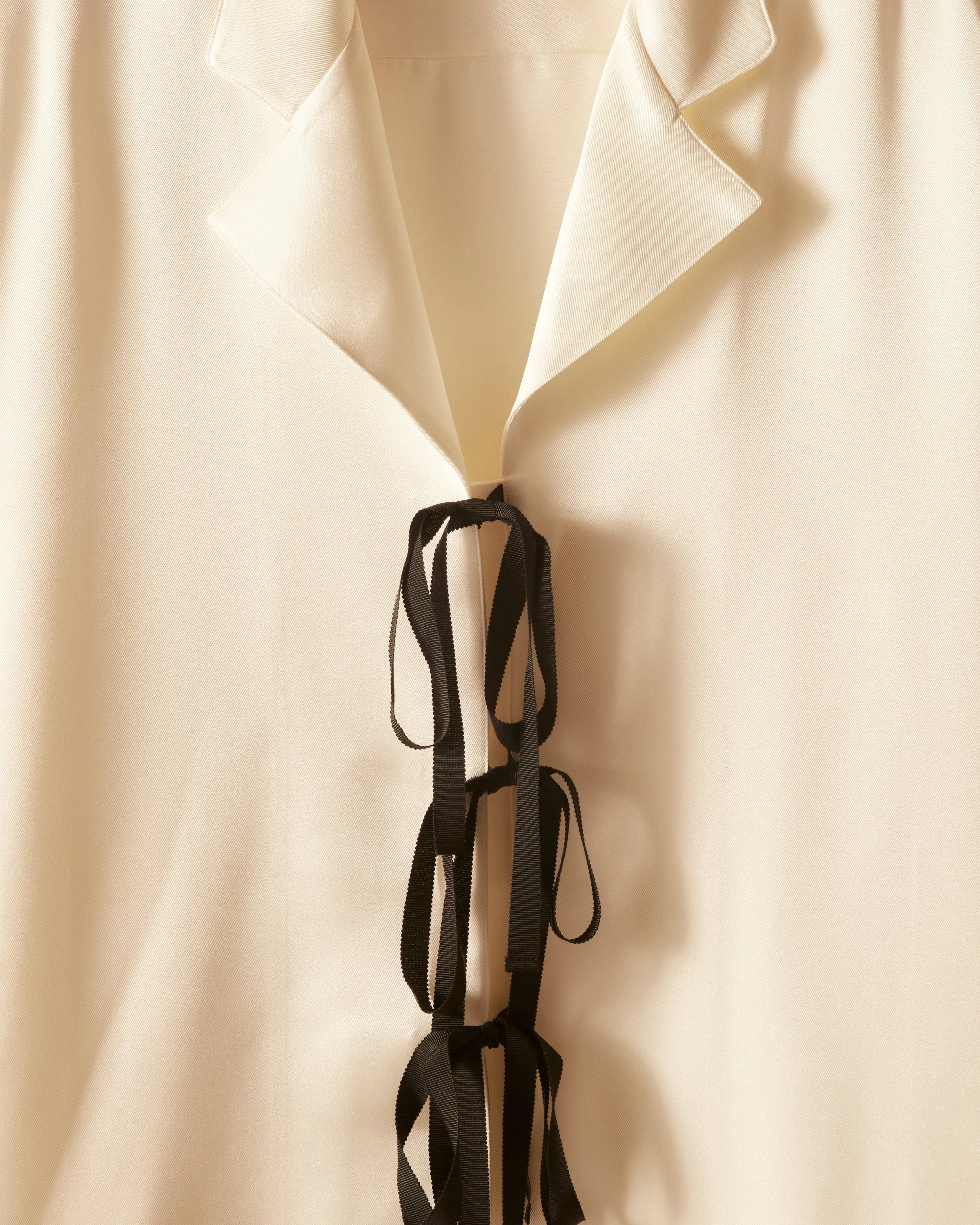 Micro Tie Tunic - Cream sold by BODE product image thumbnail 3