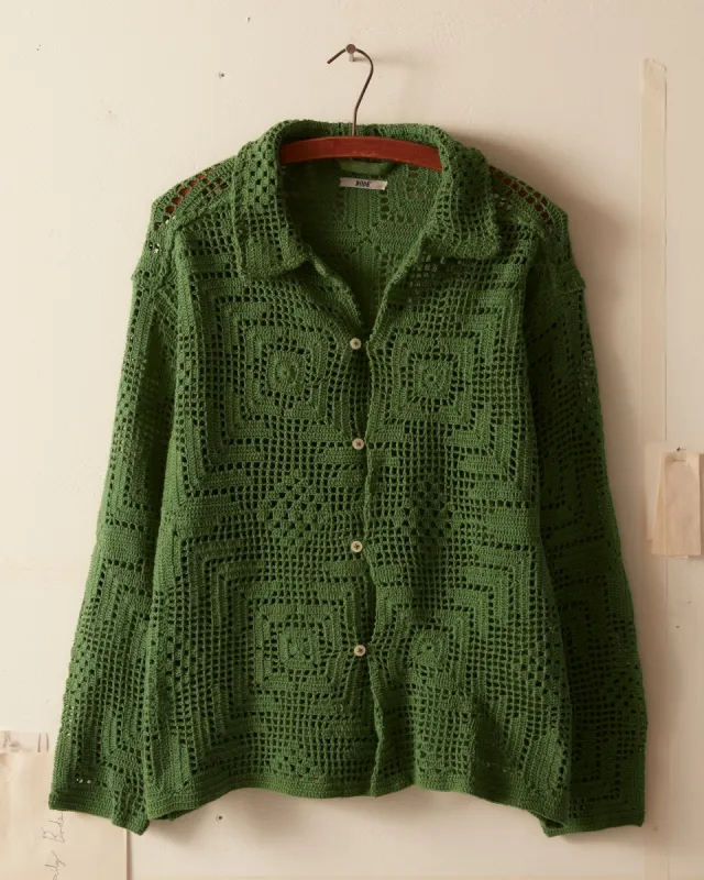 Crochet Overshirt sold by BODE