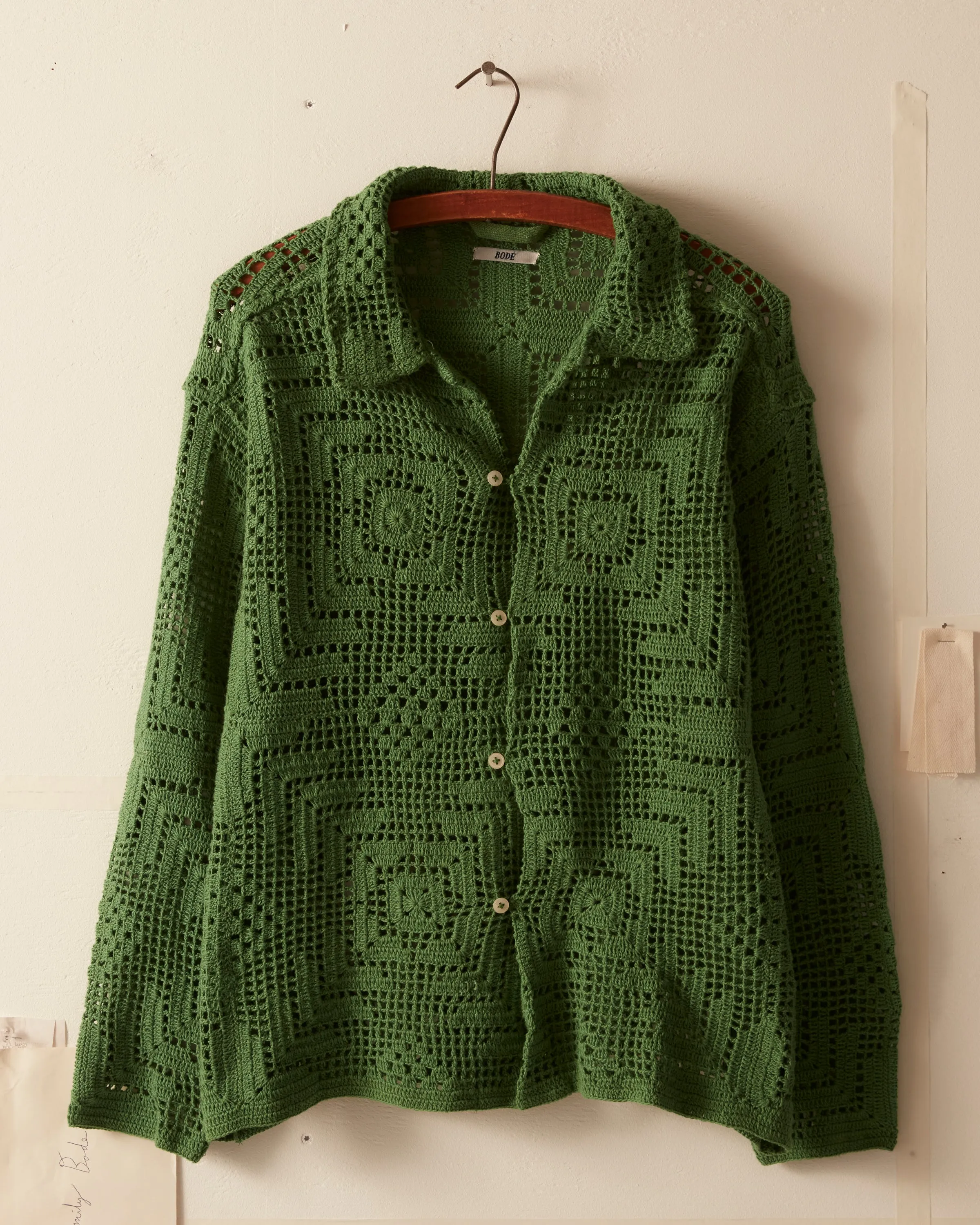 Crochet Overshirt sold by BODE