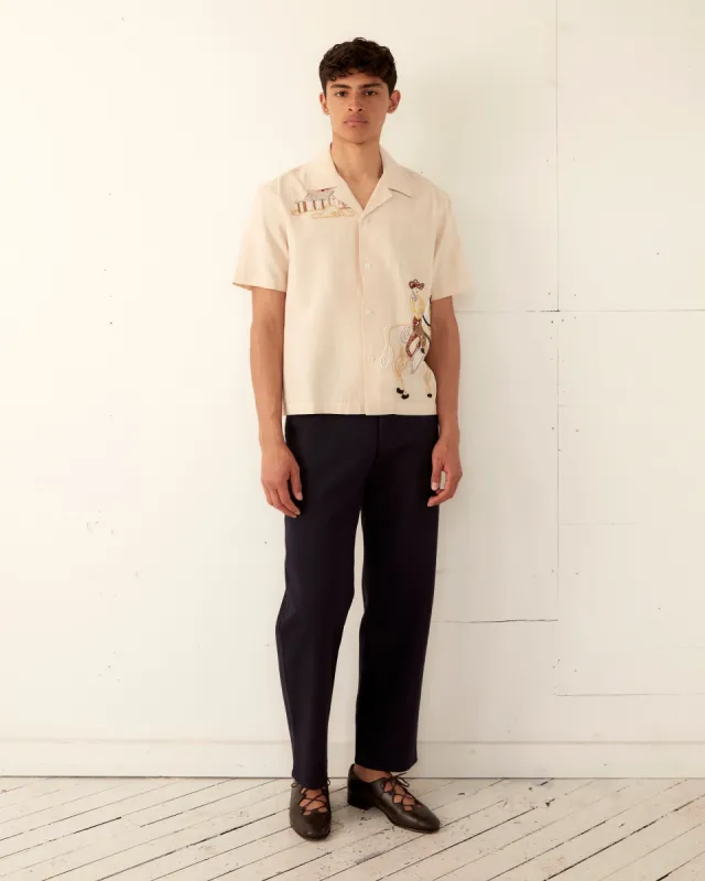 Beaded Buckaroo Short Sleeve Shirt sold by BODE