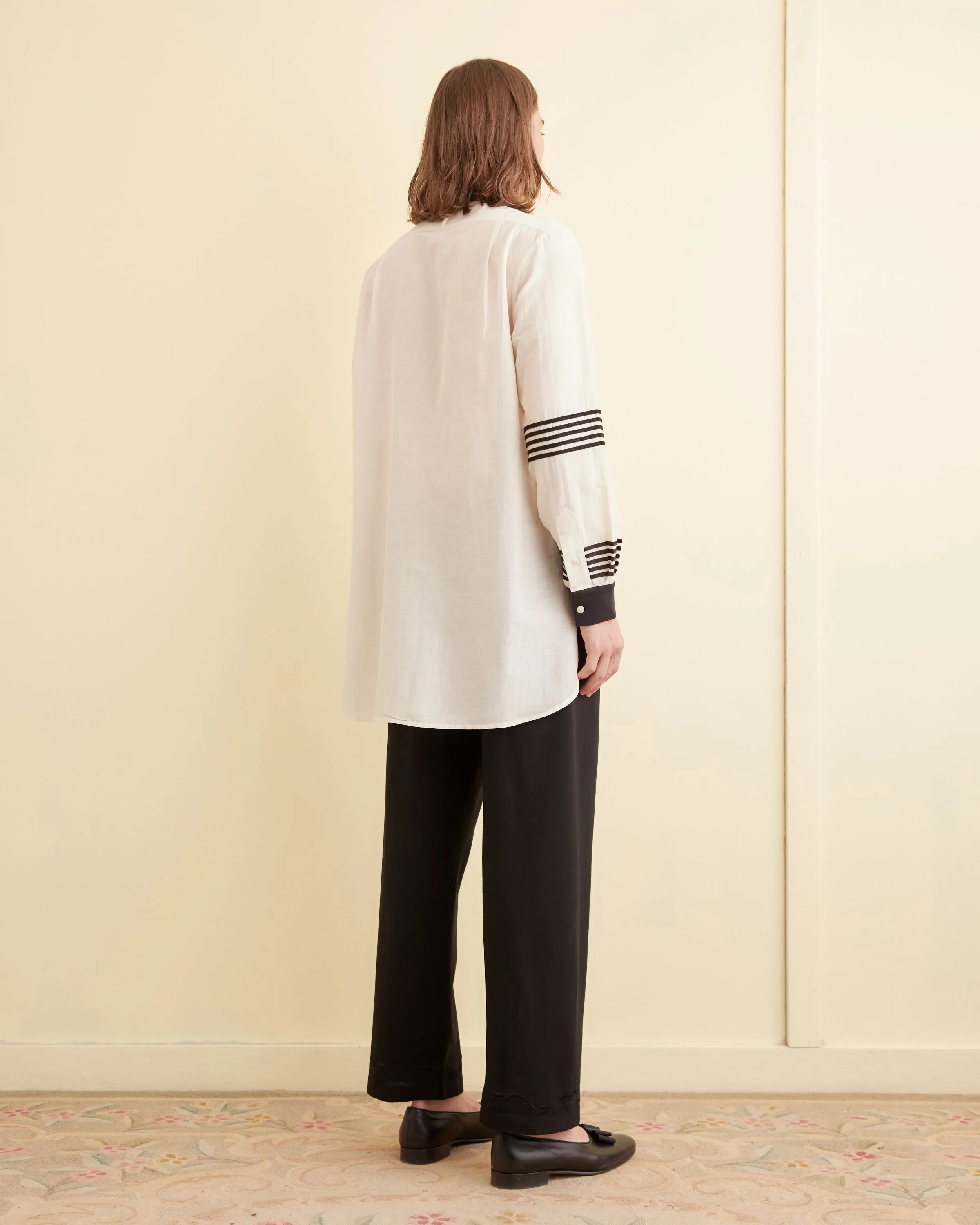 Cherry Blossom Stripe Tunic sold by BODE product image thumbnail 3