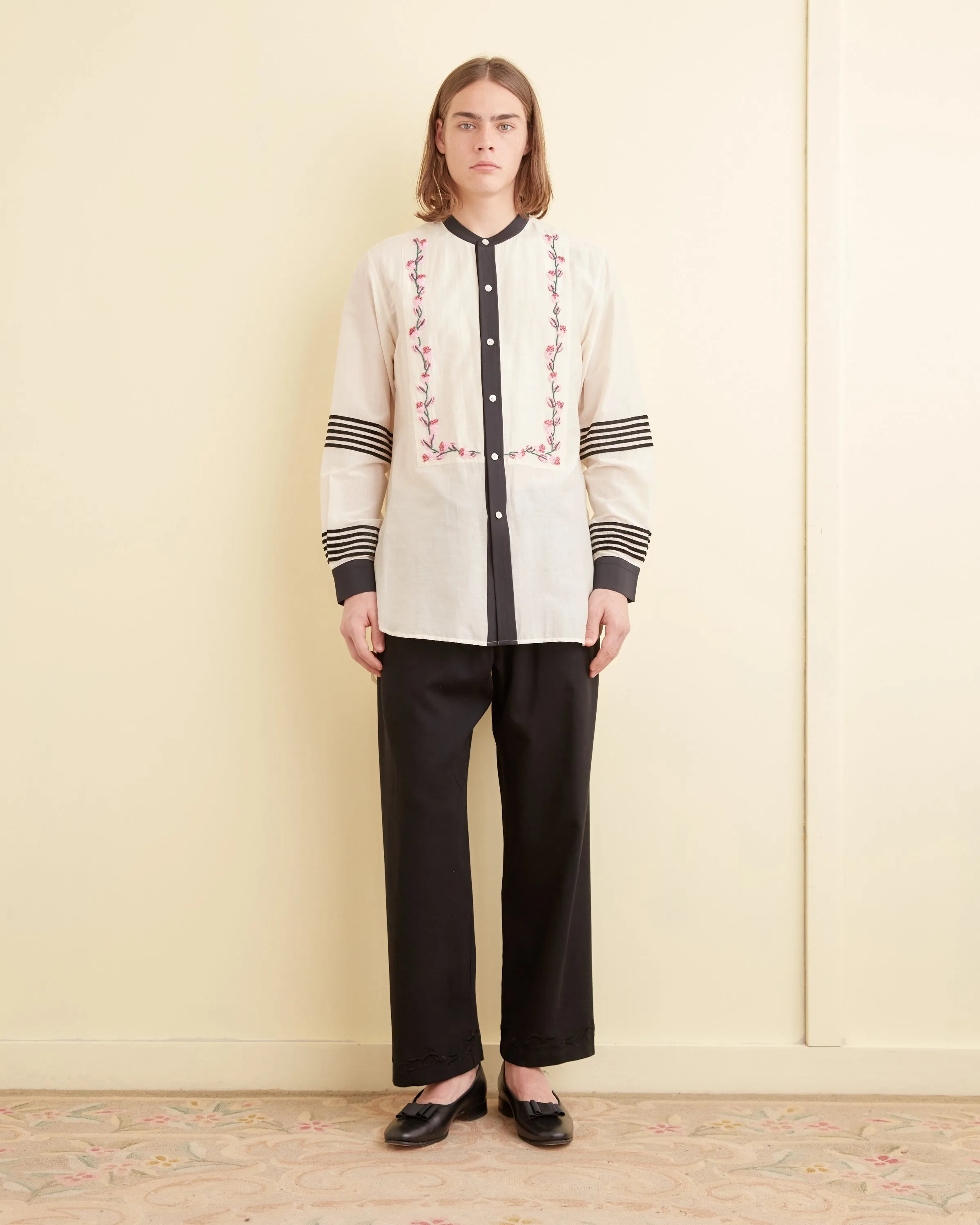 Cherry Blossom Stripe Tunic sold by BODE