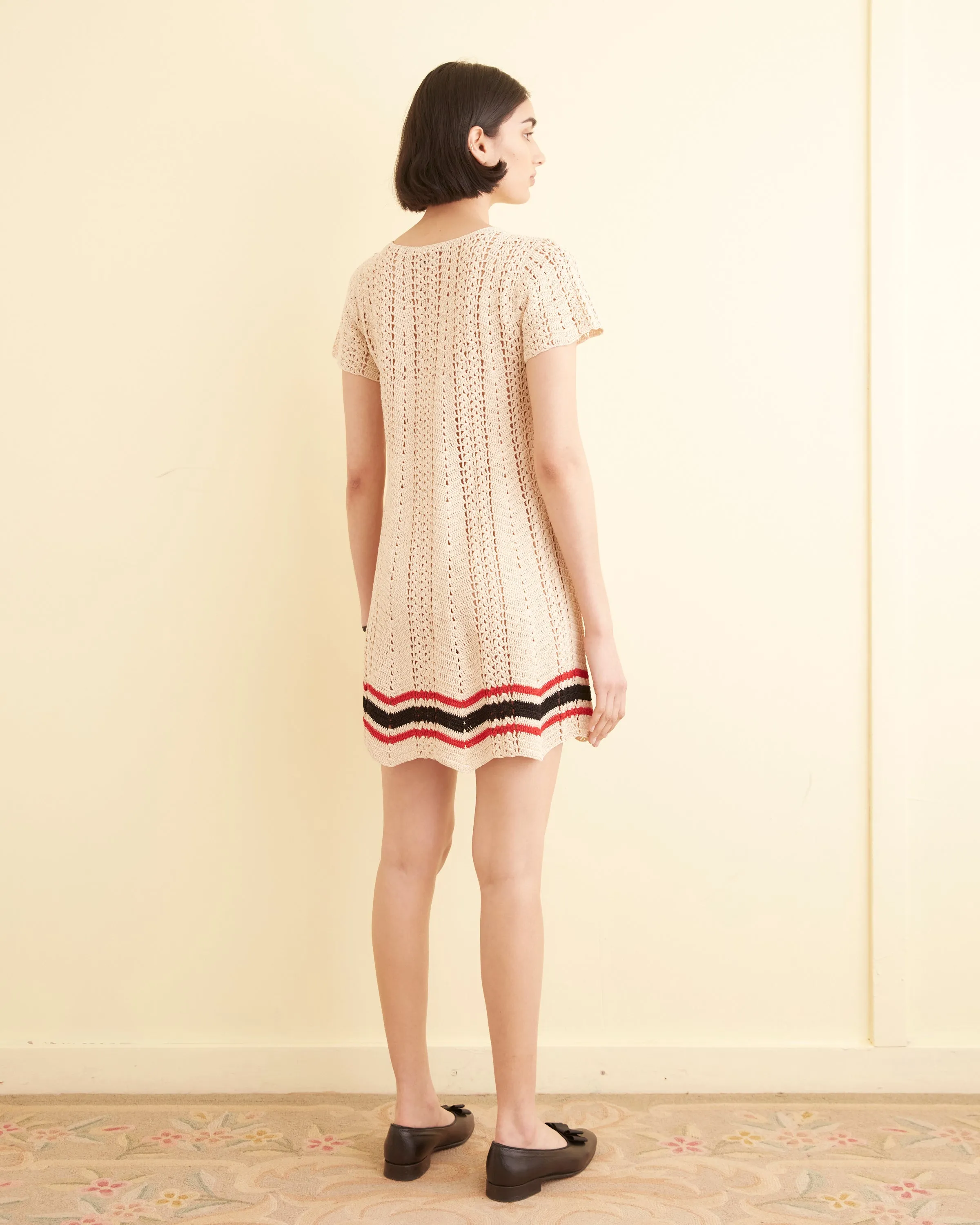 Duxbury Crochet Dress sold by BODE product image thumbnail 3