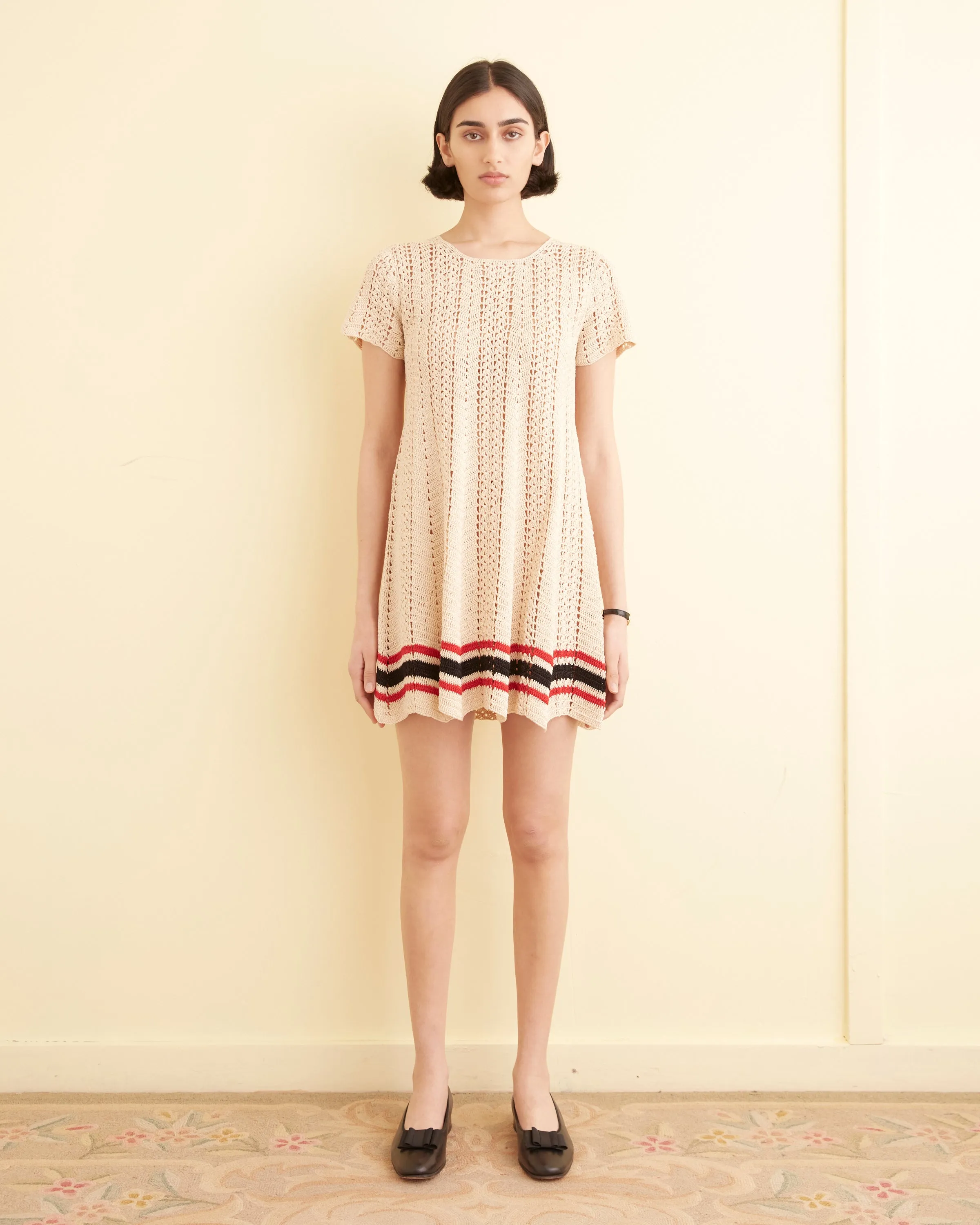 Duxbury Crochet Dress sold by BODE