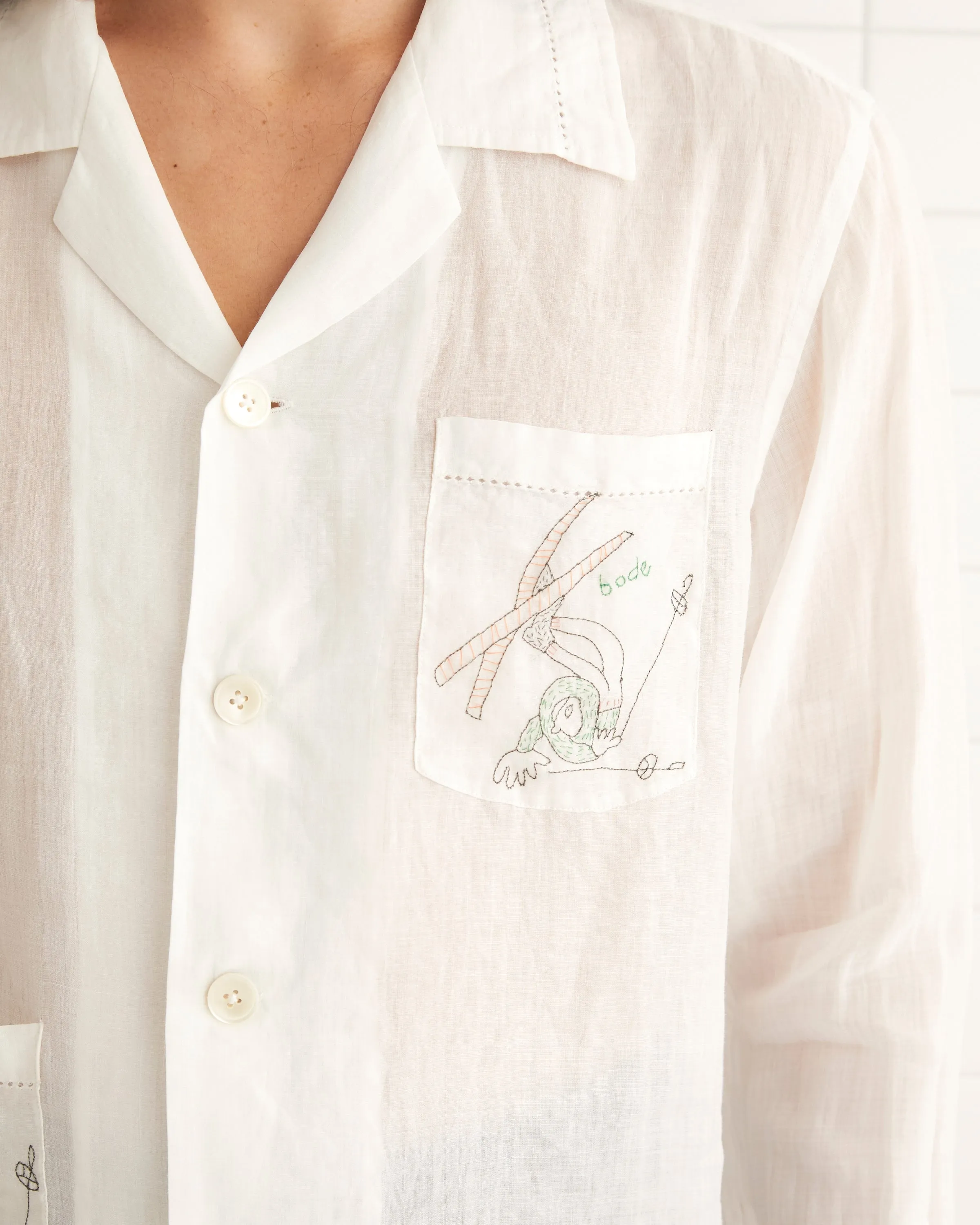 Skiers Long Sleeve Shirt sold by BODE product image thumbnail 2