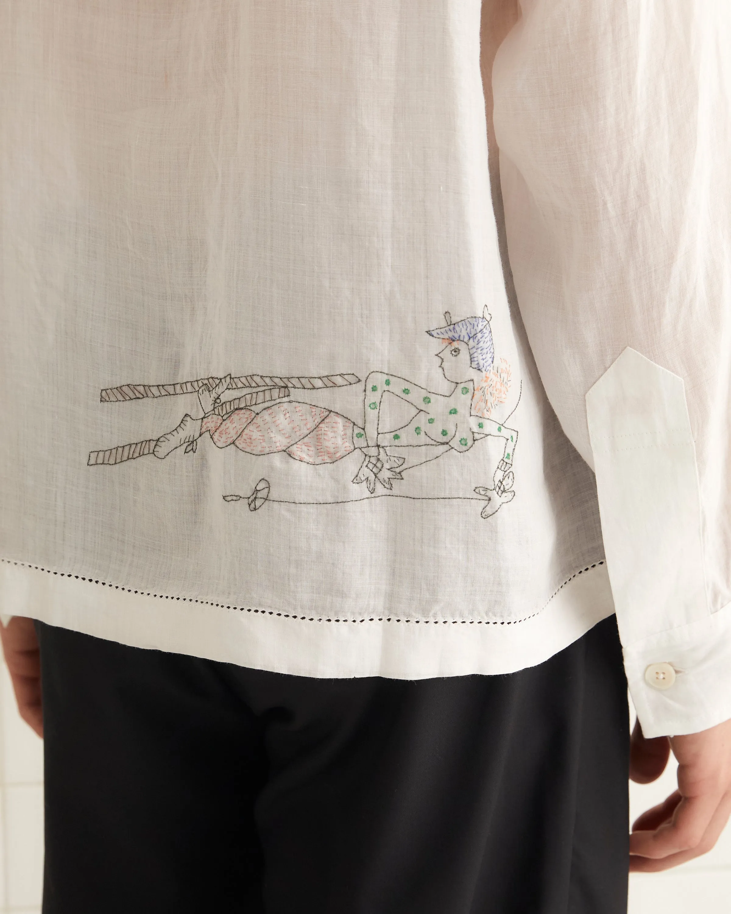 Skiers Long Sleeve Shirt sold by BODE product image thumbnail 4