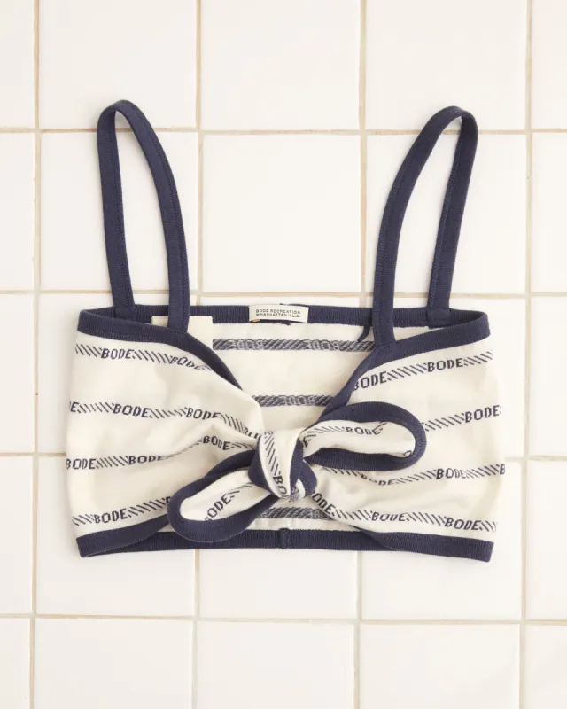 Rec Jacquard Bra sold by BODE