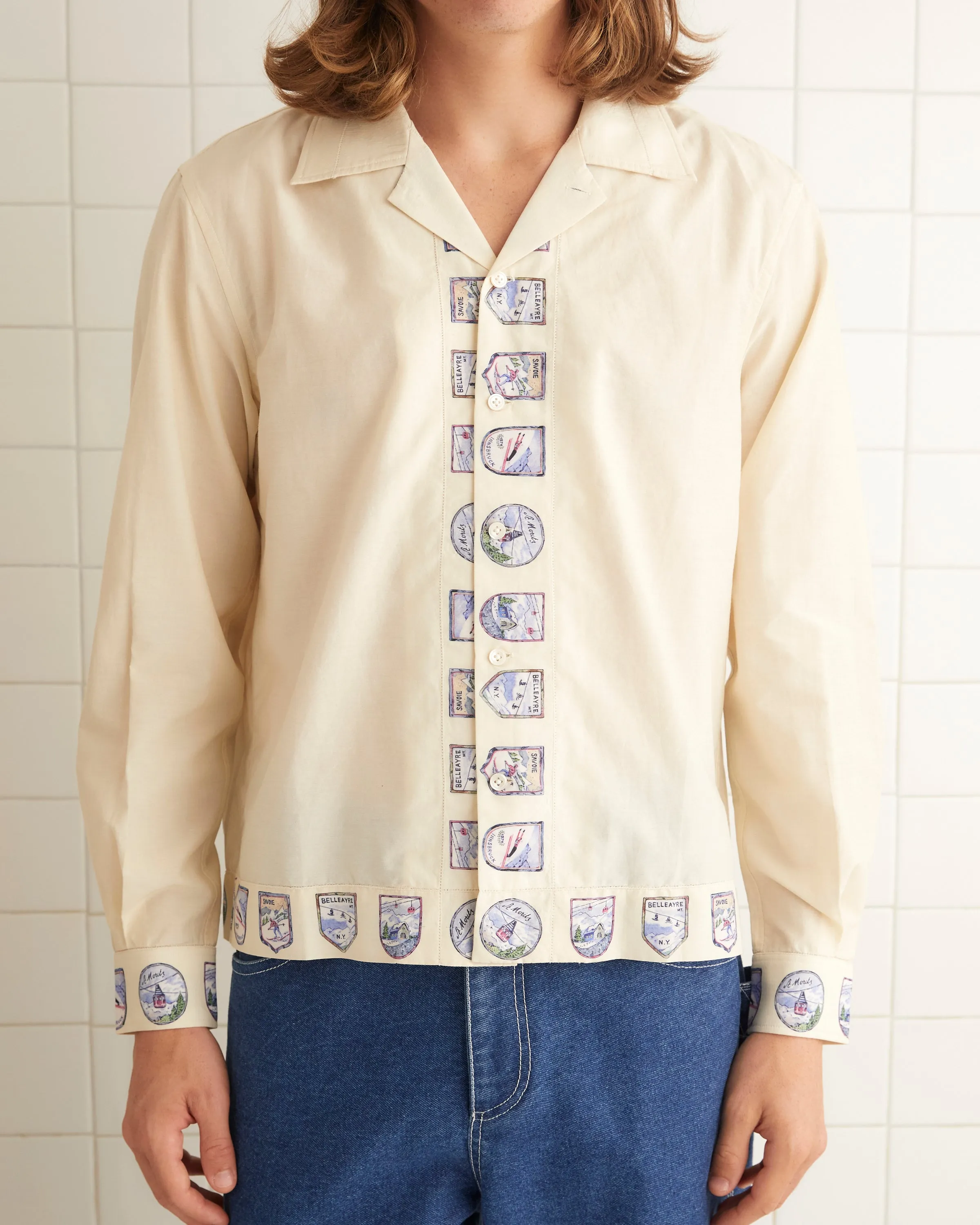Ski Season Long Sleeve Shirt sold by BODE product image thumbnail 2
