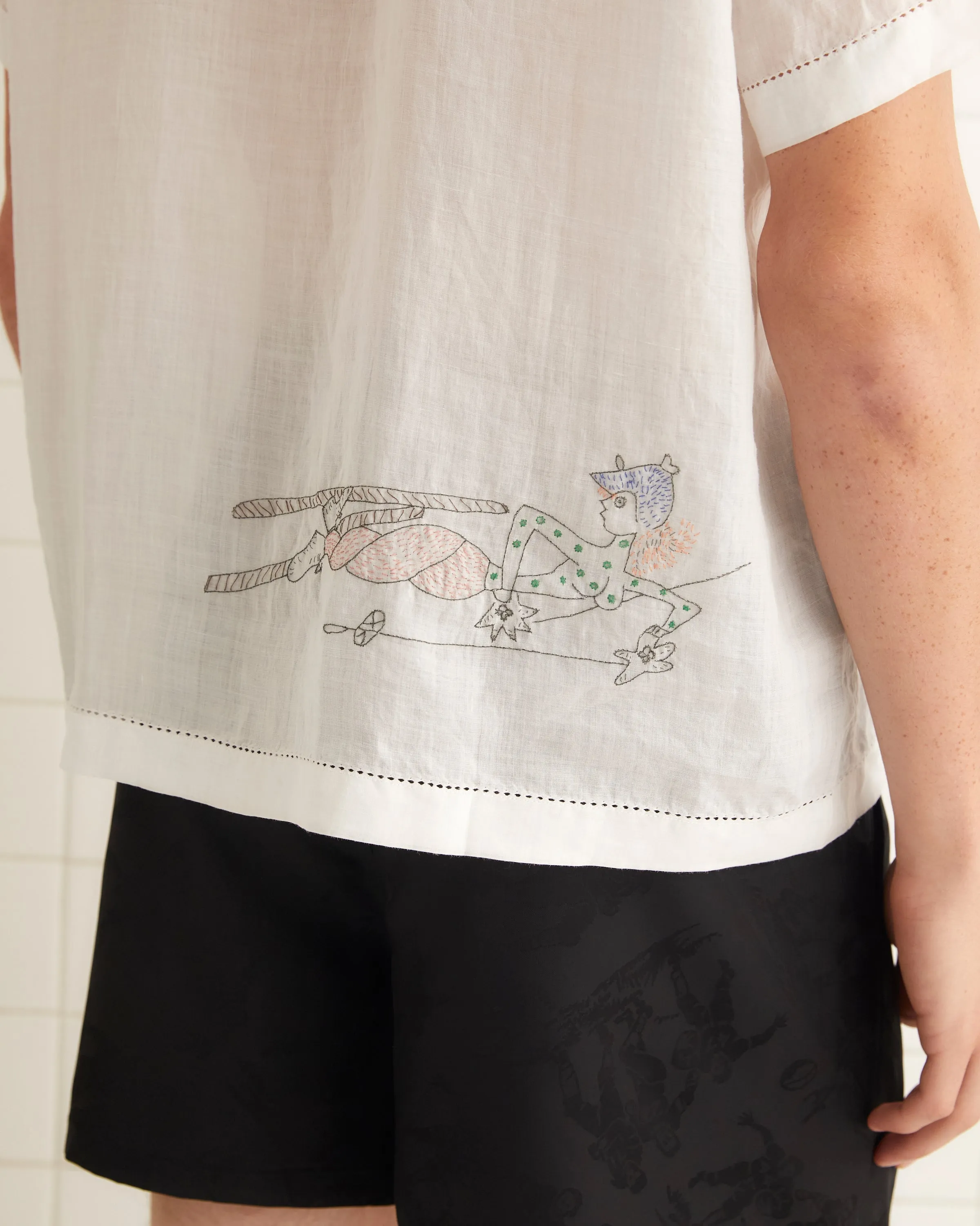 Skiers Short Sleeve Shirt sold by BODE product image thumbnail 4