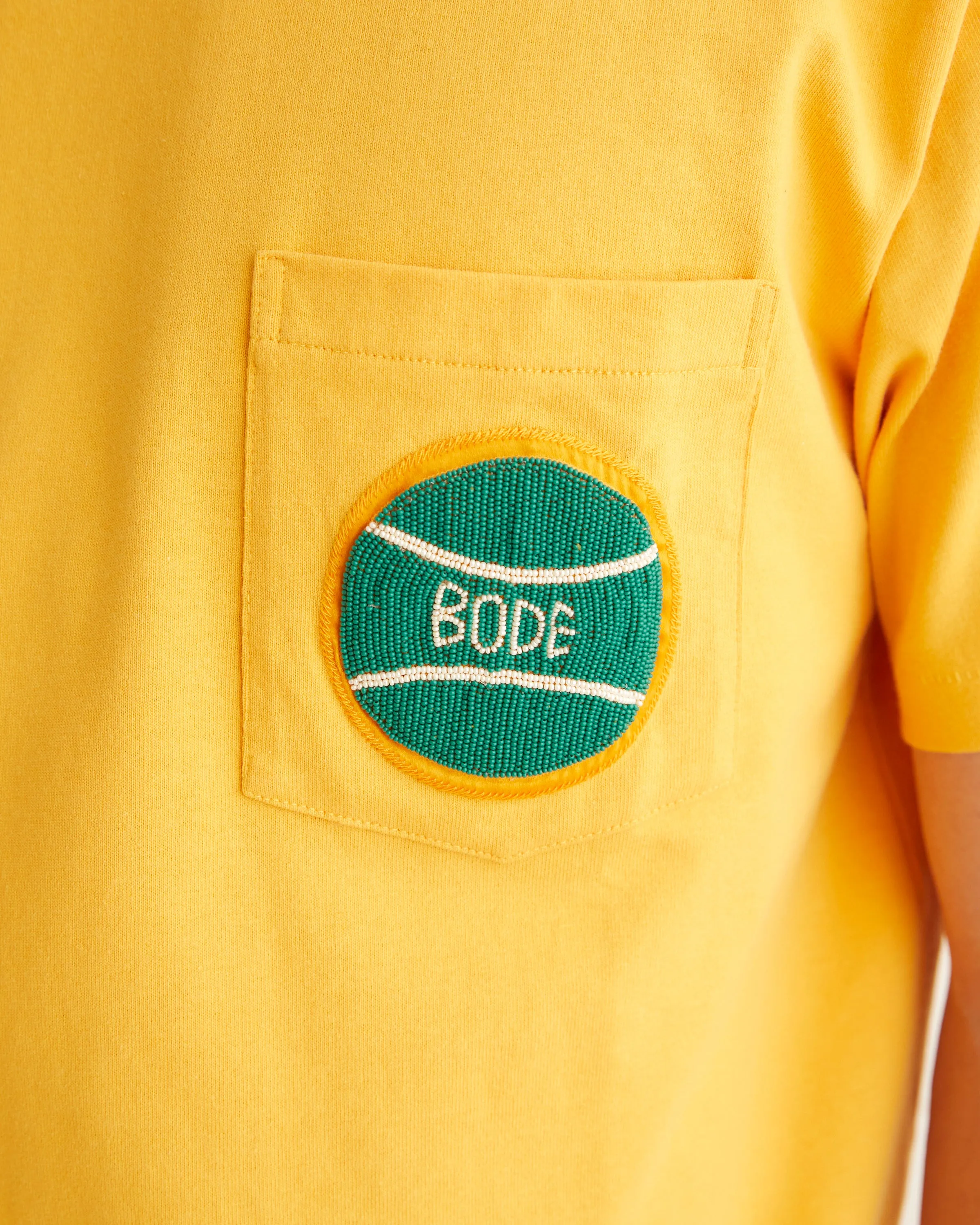Game Point Pocket Tee - Gold sold by BODE product image thumbnail 2