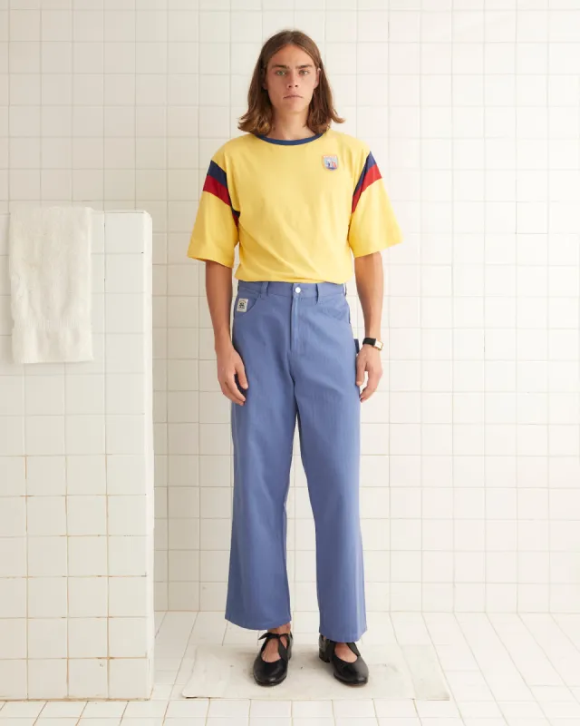 Knolly Brook Trousers - Blue sold by BODE