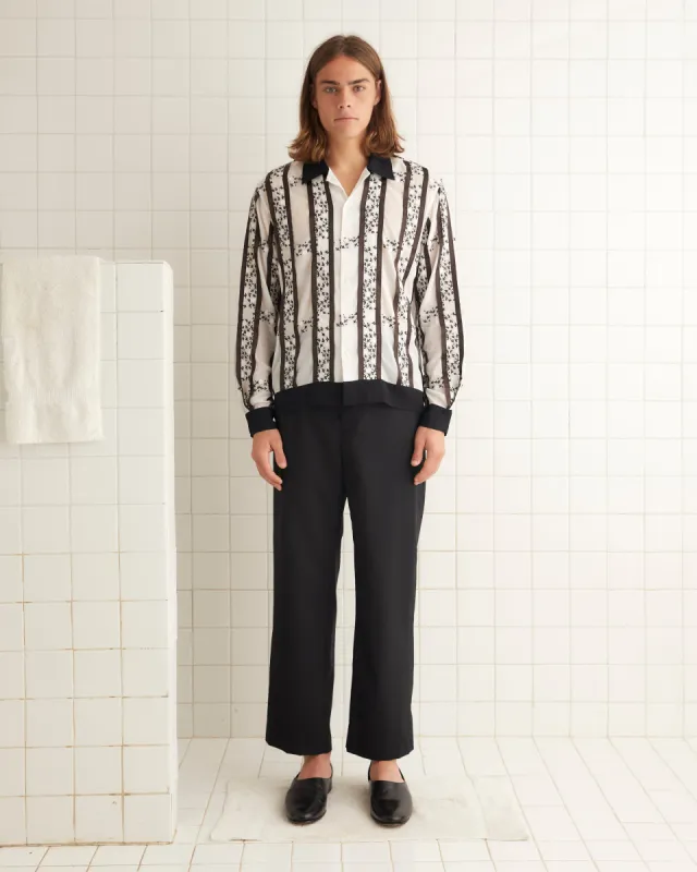 Lattice Sprig Long Sleeve Shirt sold by BODE