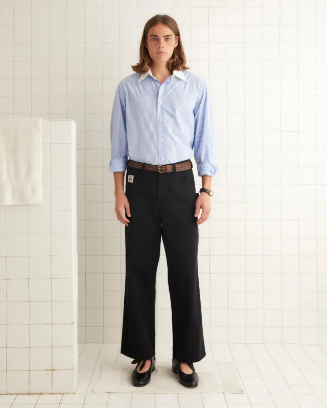 Knolly Brook Trousers - Black sold by BODE