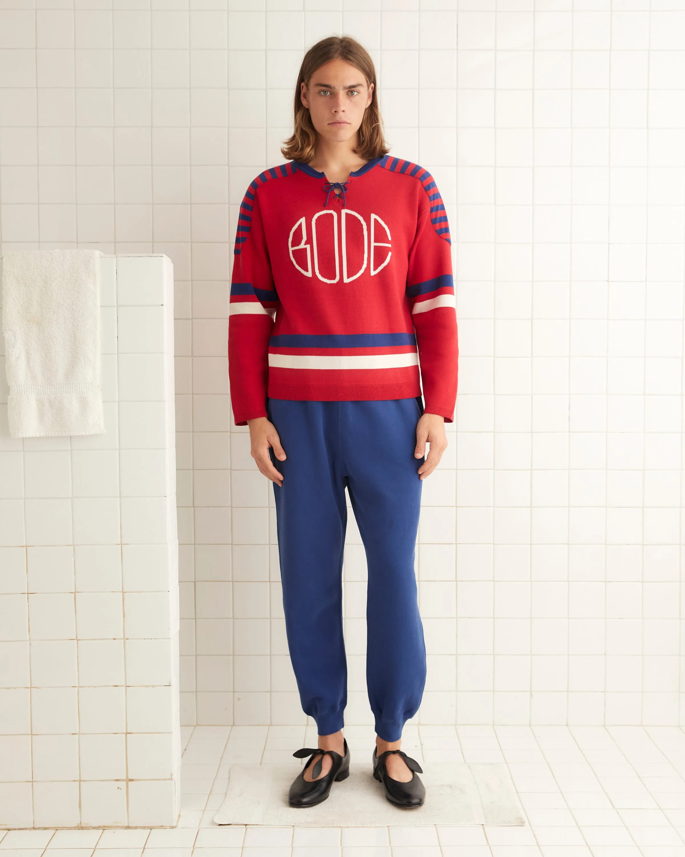 Joggers - Navy sold by BODE