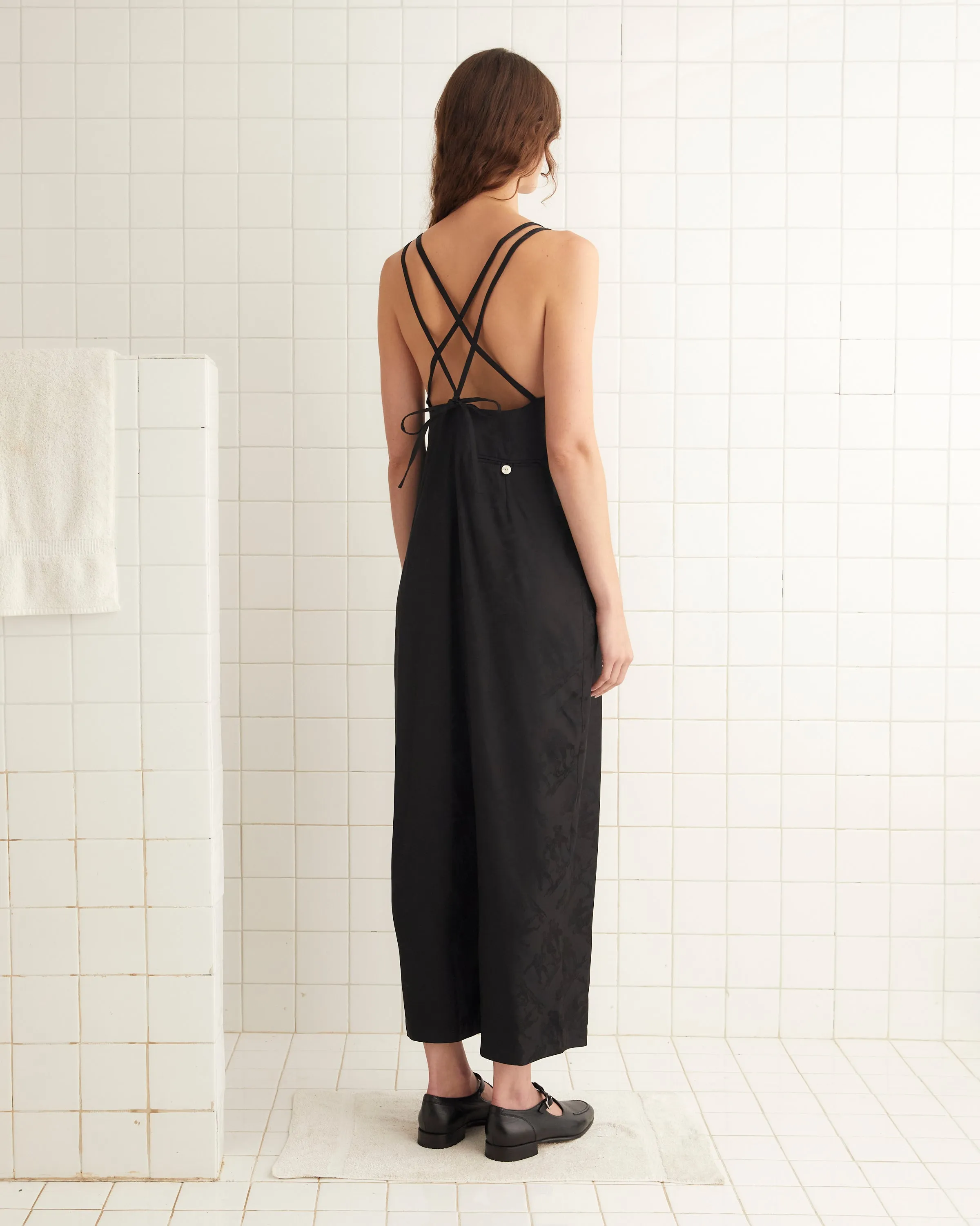 Football Jacquard Jumpsuit - Black sold by BODE product image thumbnail 3