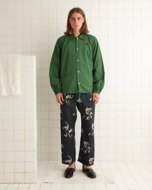 Cotton Track Jacket - Green sold by BODE