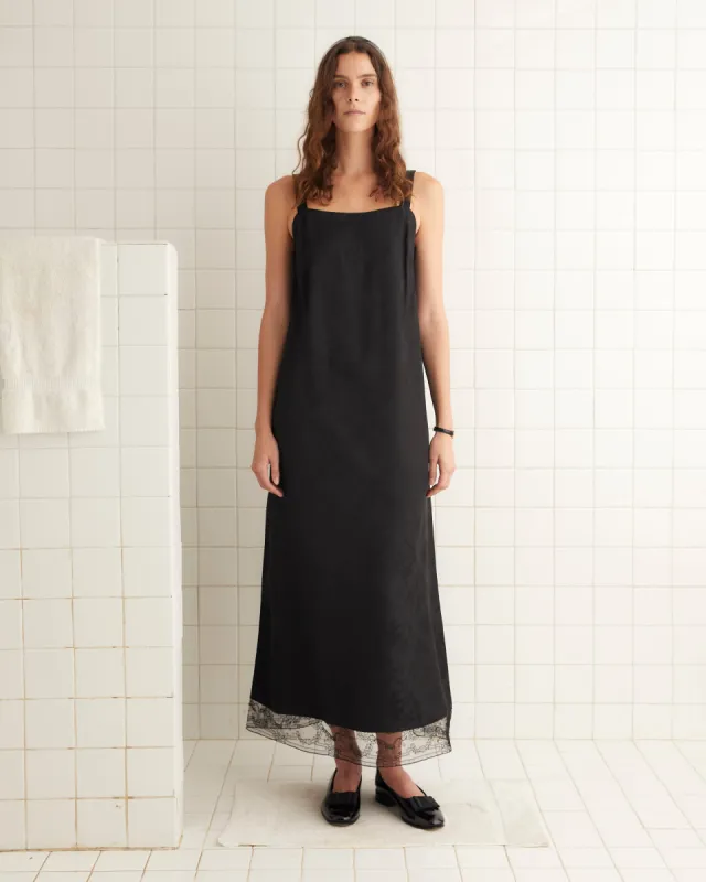 Football Jacquard Column Gown made by BODE