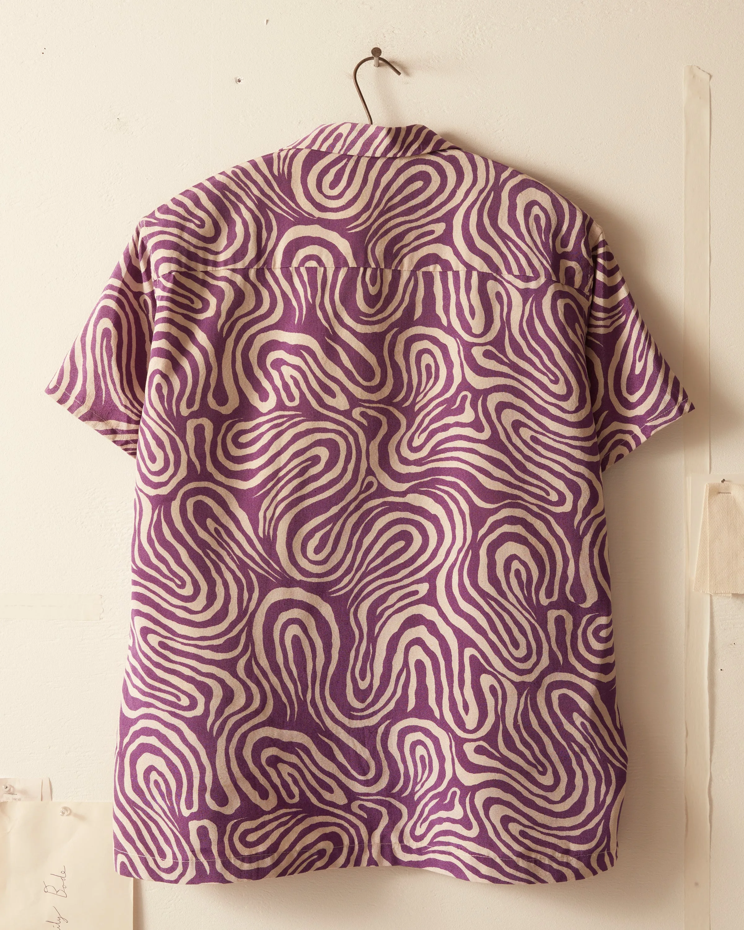 Mystic Waves Short Sleeve Shirt sold by BODE product image thumbnail 3