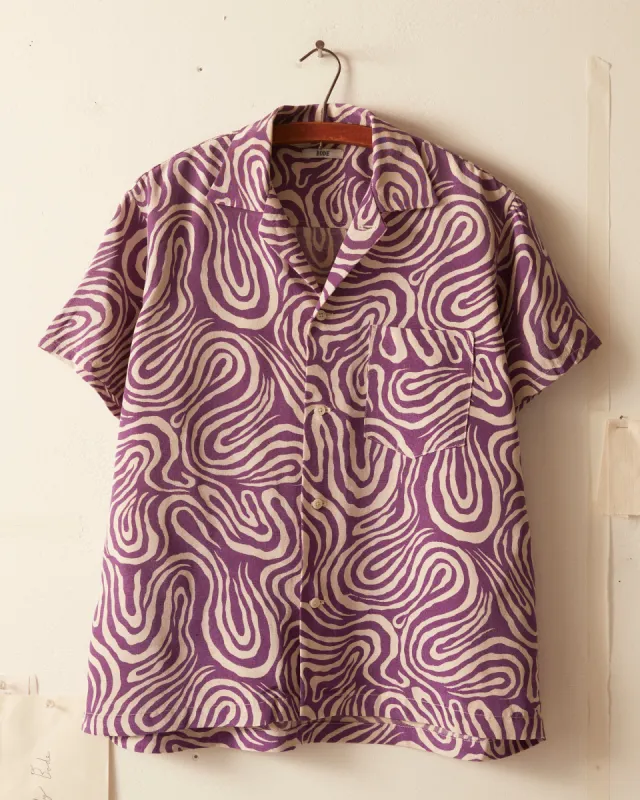 Mystic Waves Short Sleeve Shirt sold by BODE
