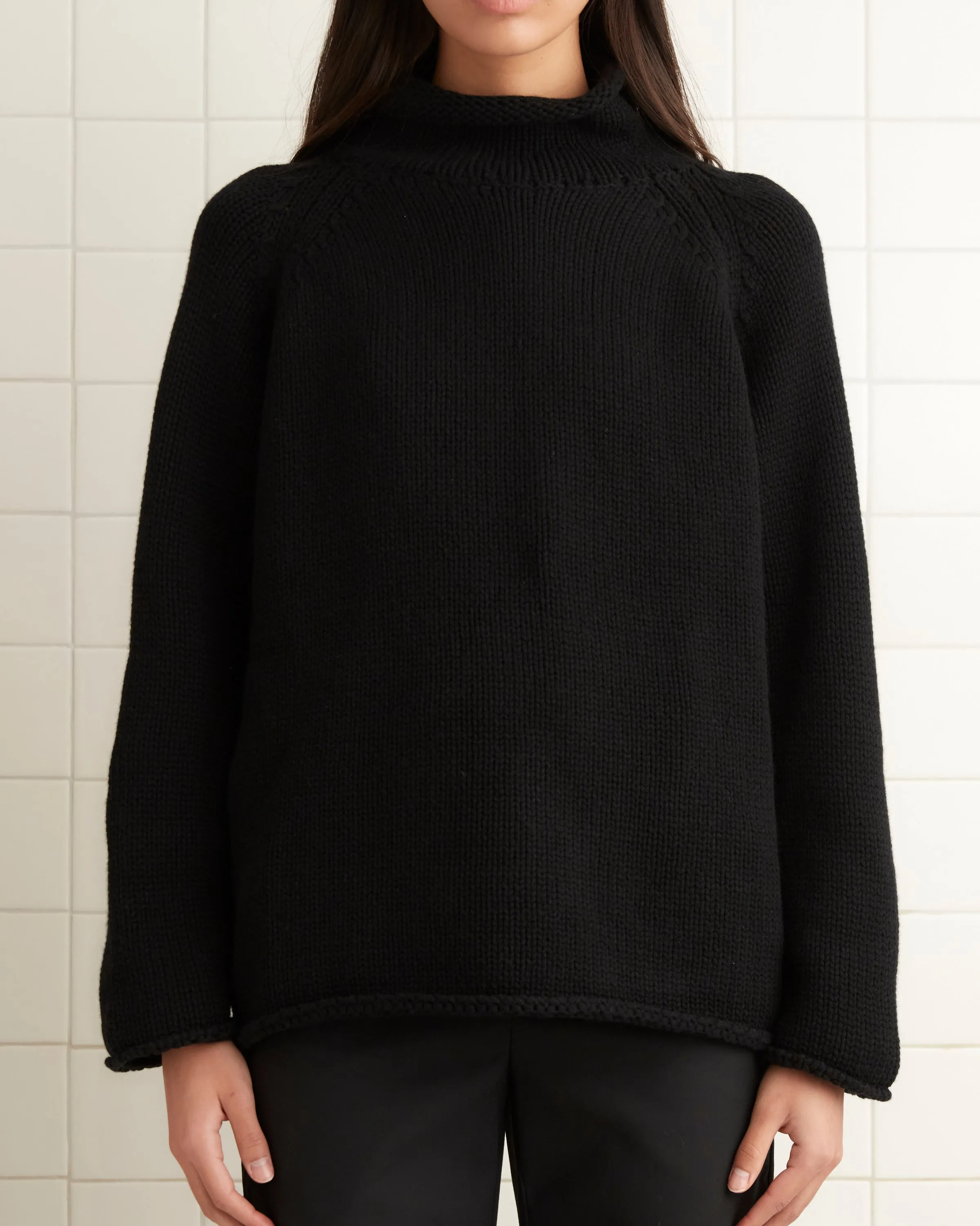 Cashmere Rollneck - Black sold by BODE product image thumbnail 2