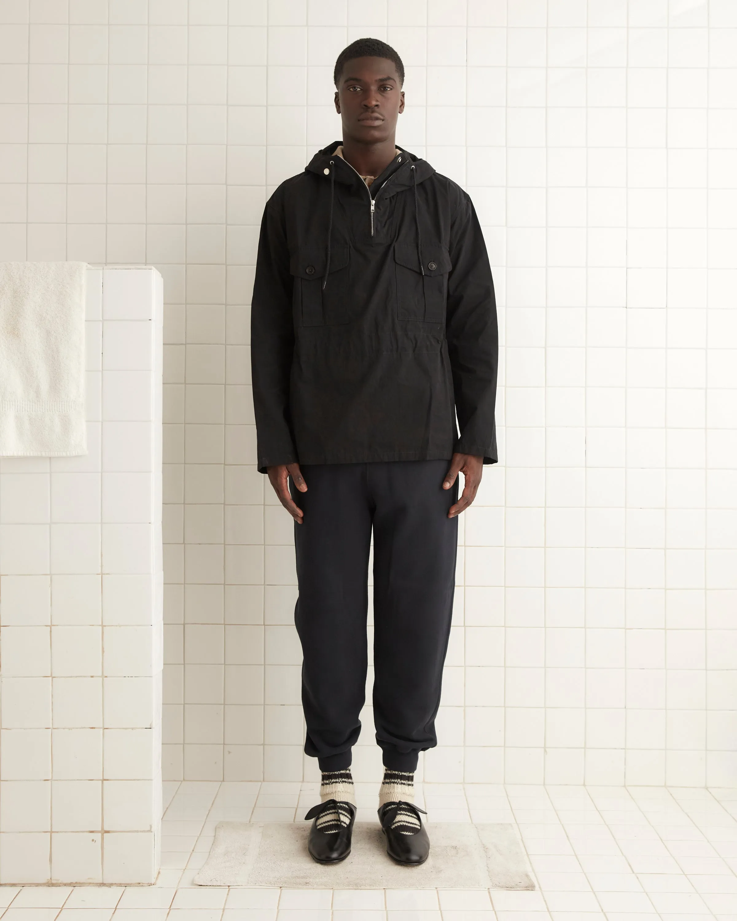 Waxed Tie Anorak sold by BODE