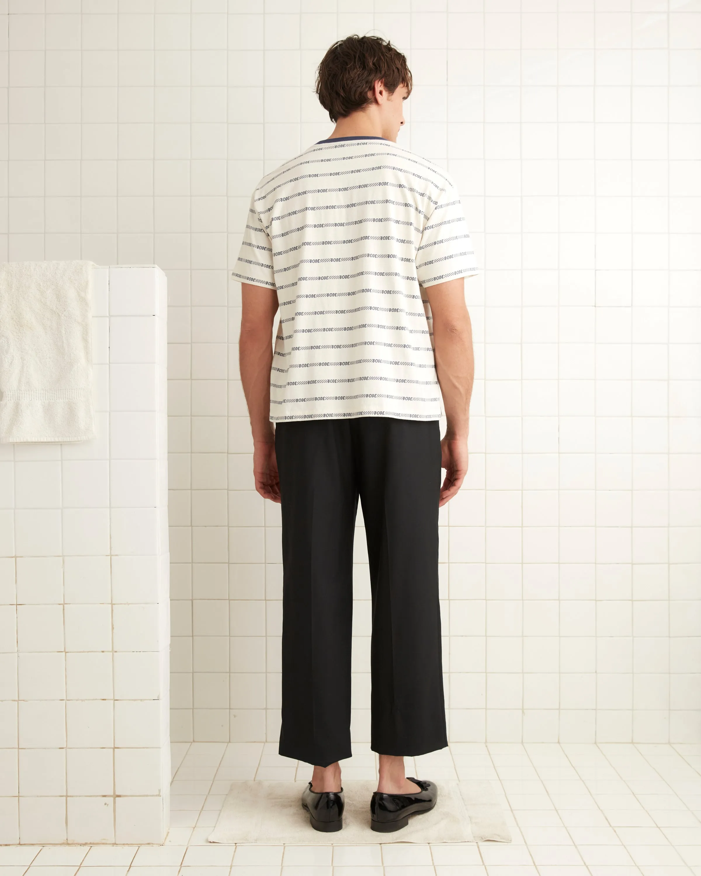 Rec Jacquard Boxy Tee sold by BODE product image thumbnail 4