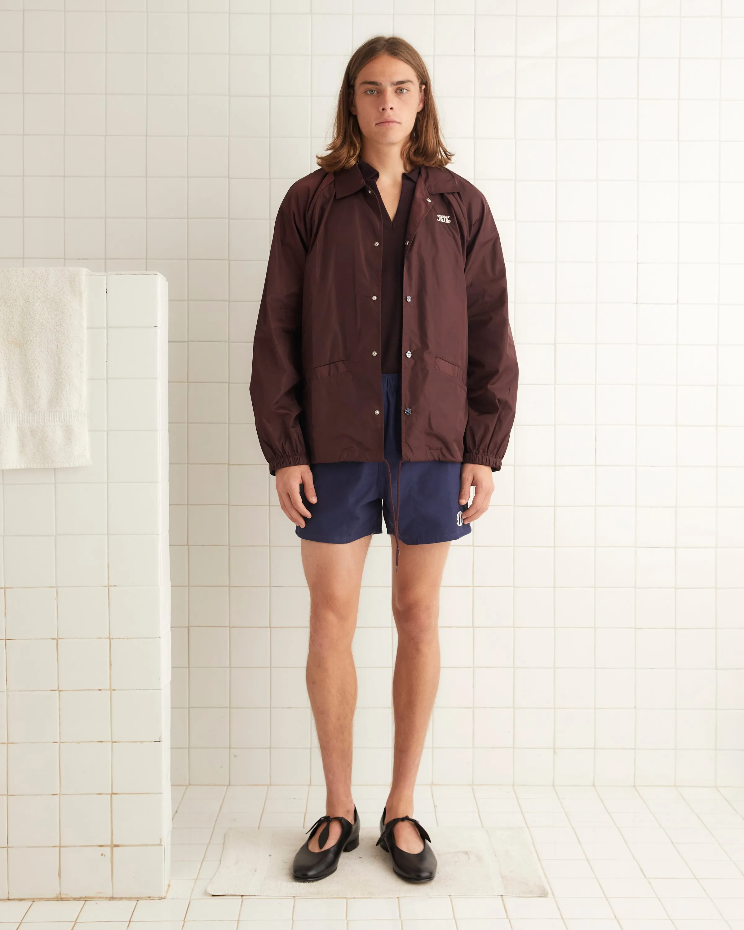 Nylon Track Jacket - Burgundy sold by BODE product image thumbnail 2