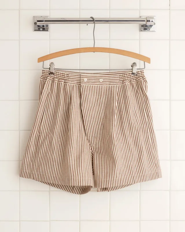 Heathway Stripe Boxers - S sold by BODE