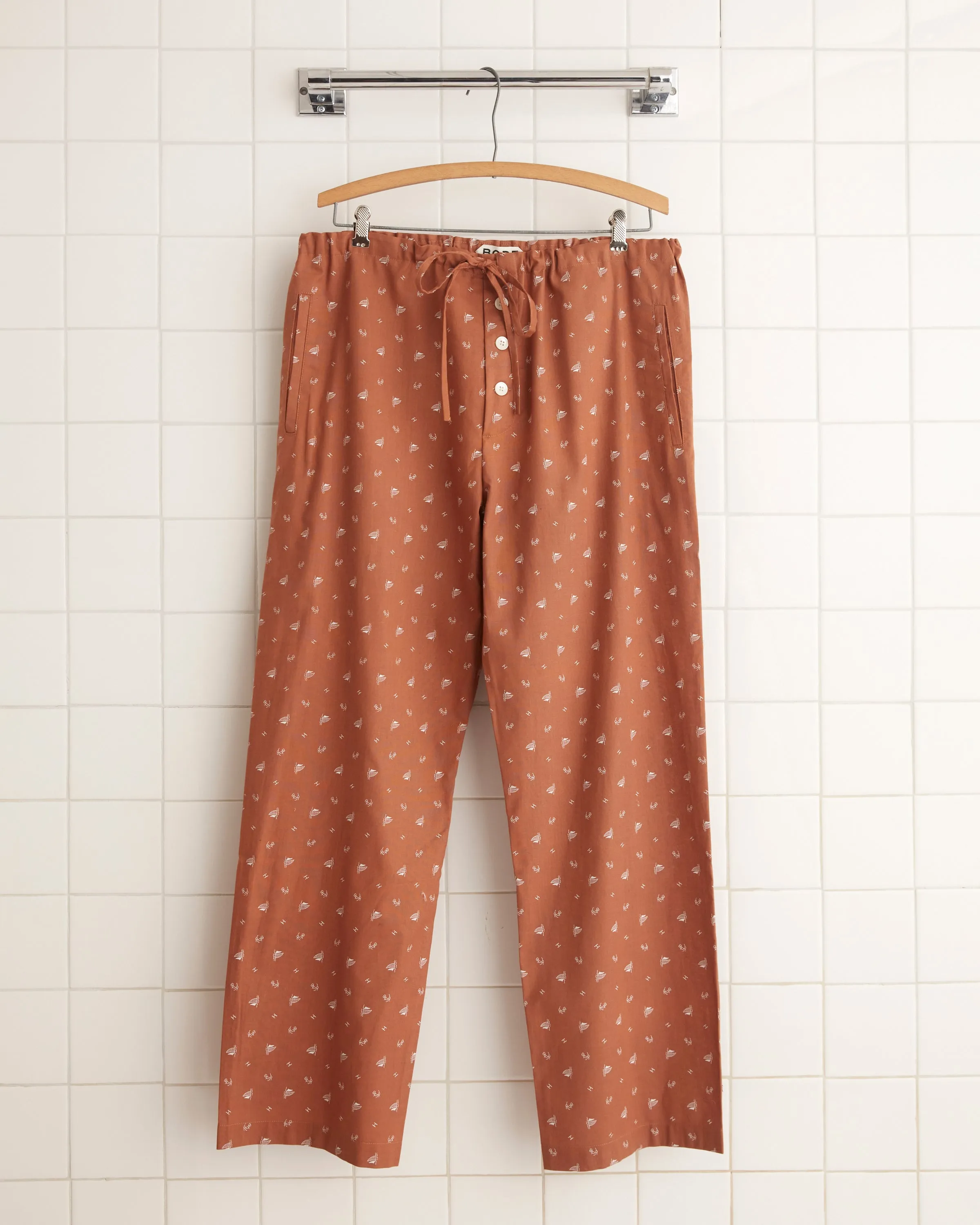 Harbor Tumble Pajama Pants sold by BODE