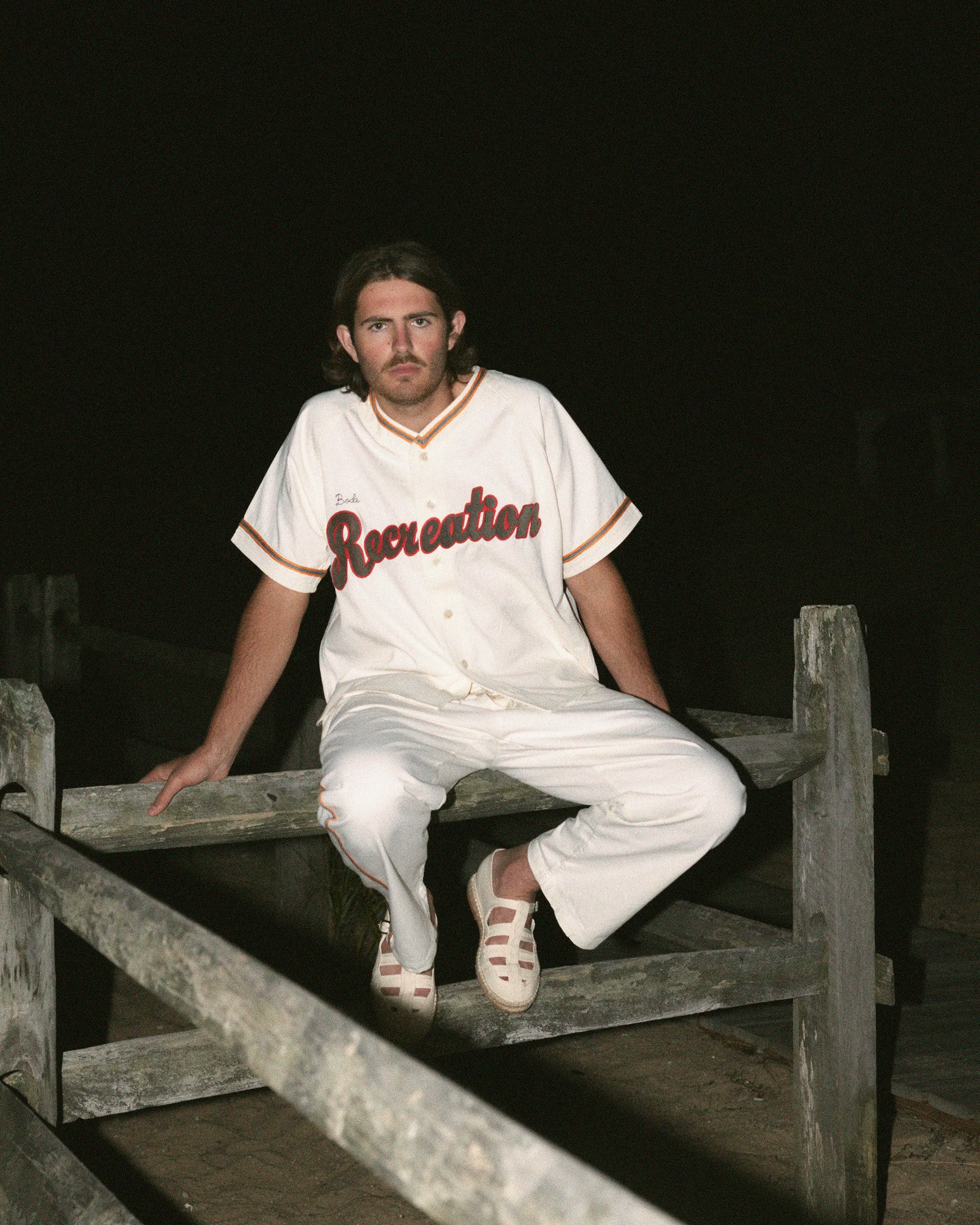 Baseball Shirt - White sold by BODE