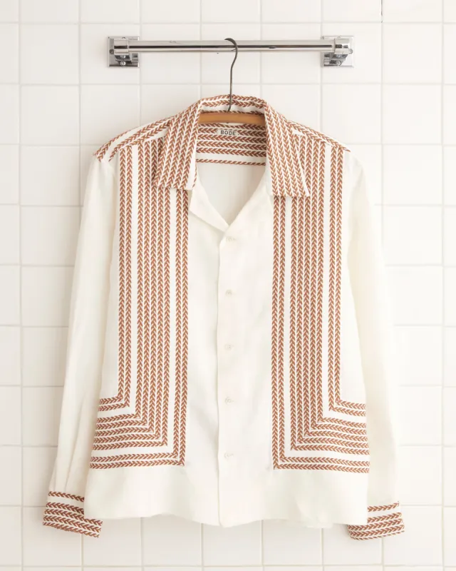 Birch Braid Shirt - L made by BODE