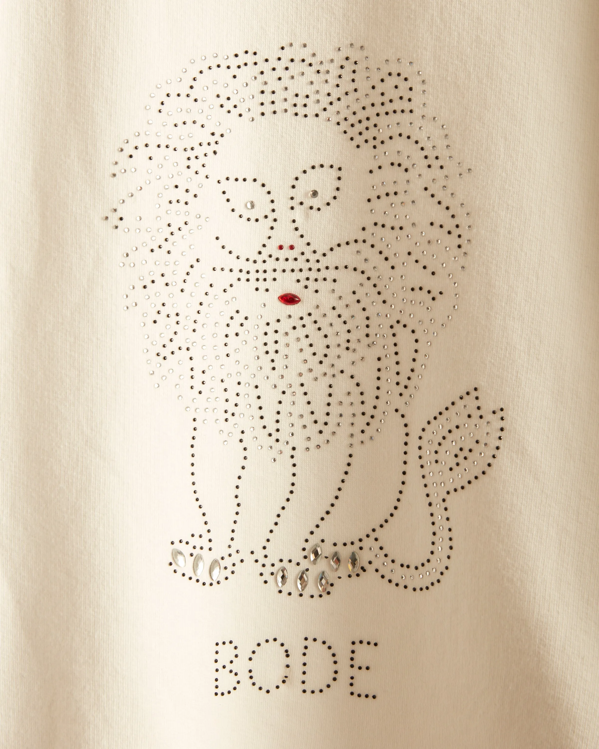 Embellished Lion Crewneck sold by BODE product image thumbnail 3