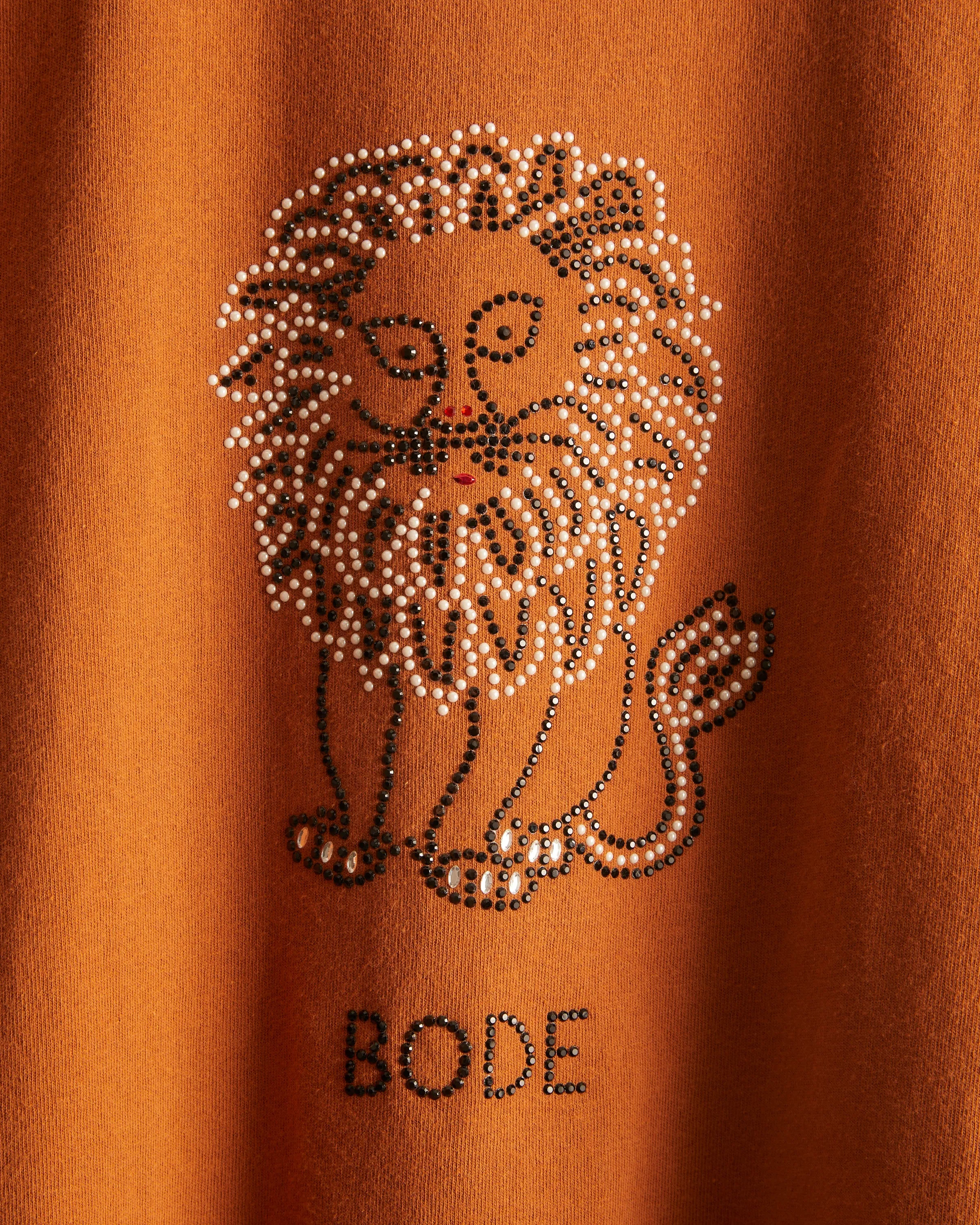 Embellished Lion Tee - Marigold sold by BODE product image thumbnail 3