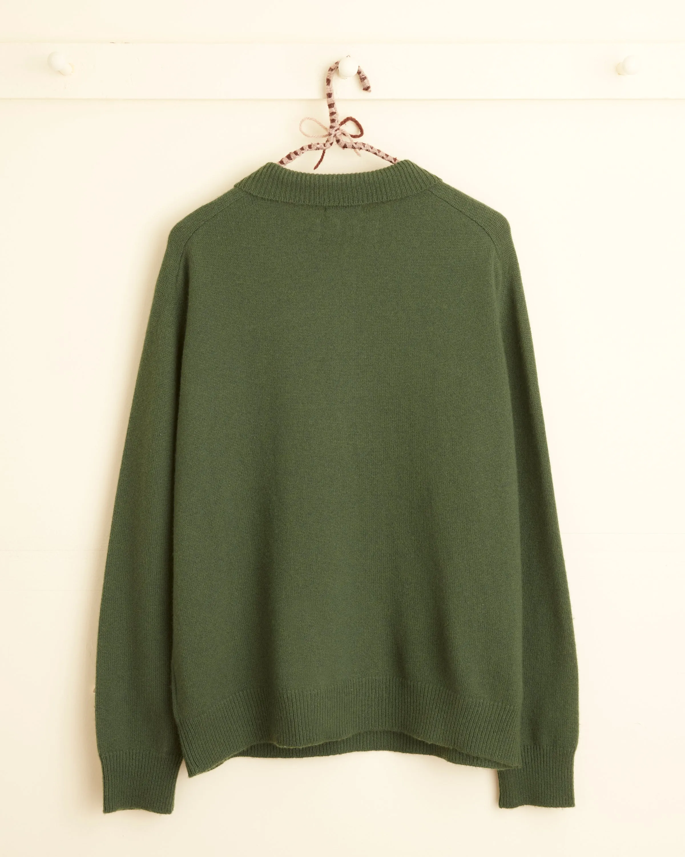 Cashmere Polo - Green sold by BODE product image thumbnail 3
