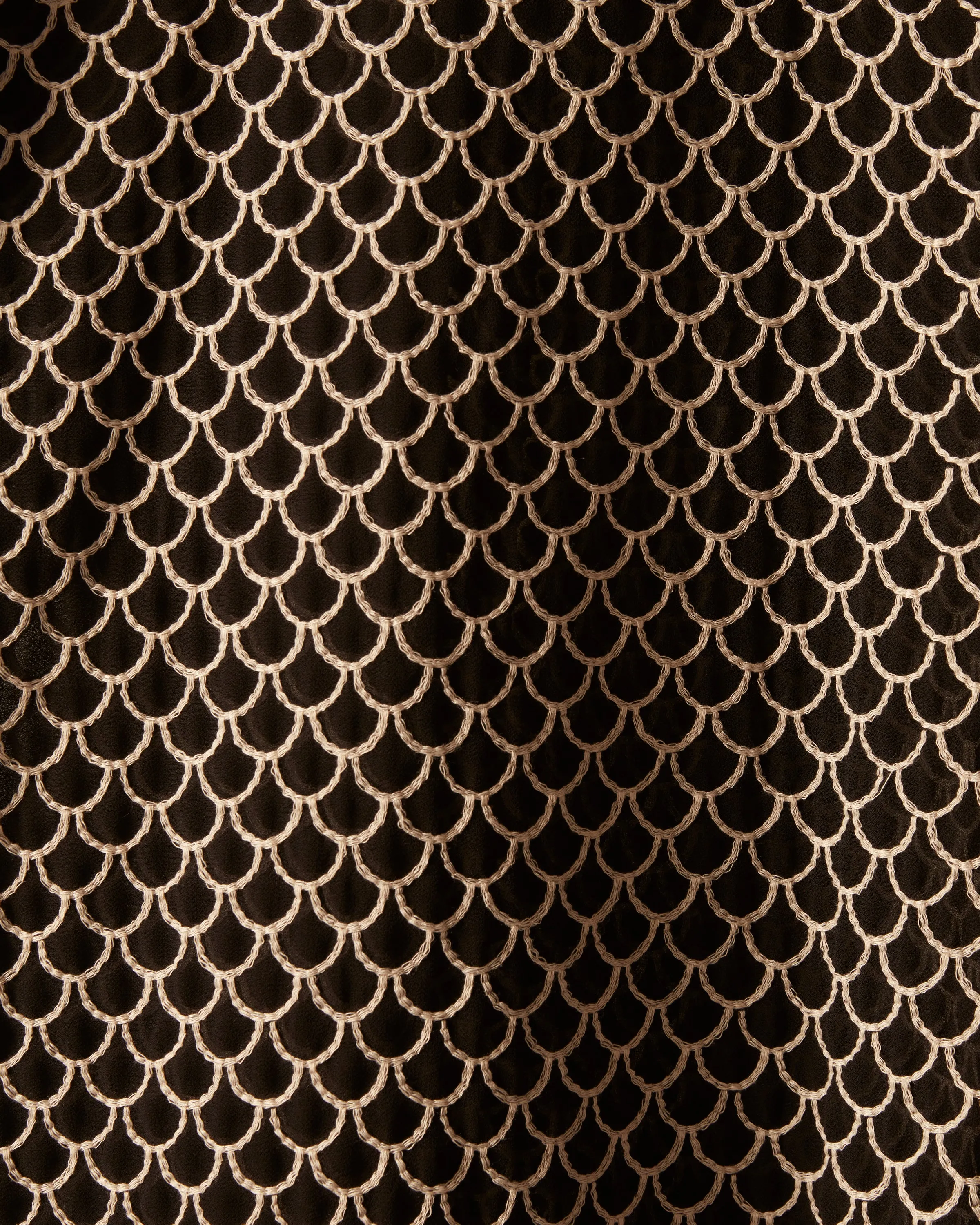 Embroidered Sheer Siren Short Sleeve Shirt sold by BODE product image thumbnail 3