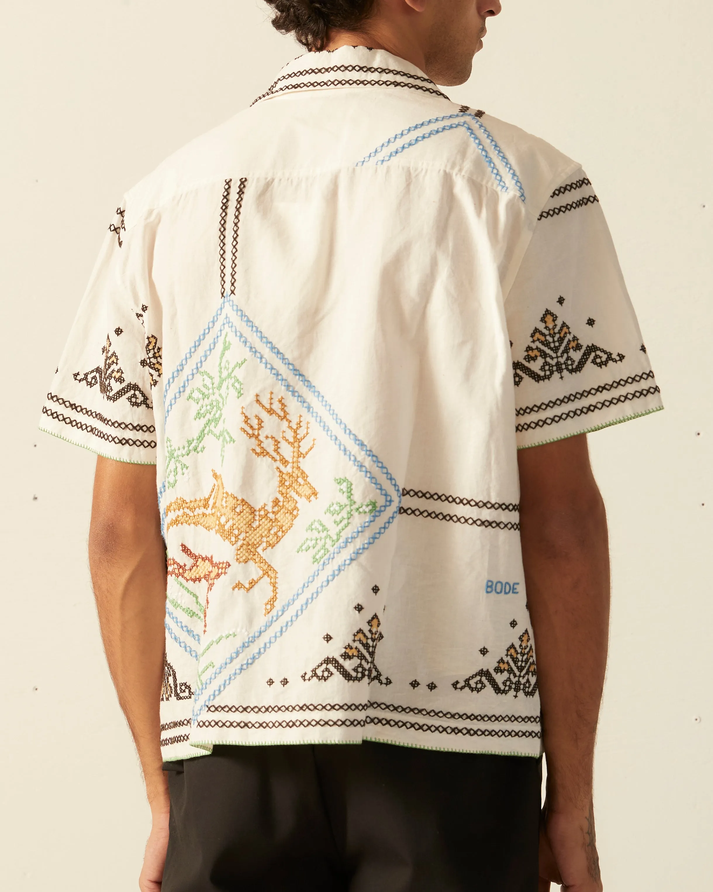 Buck and Hound Short Sleeve Shirt sold by BODE product image thumbnail 4