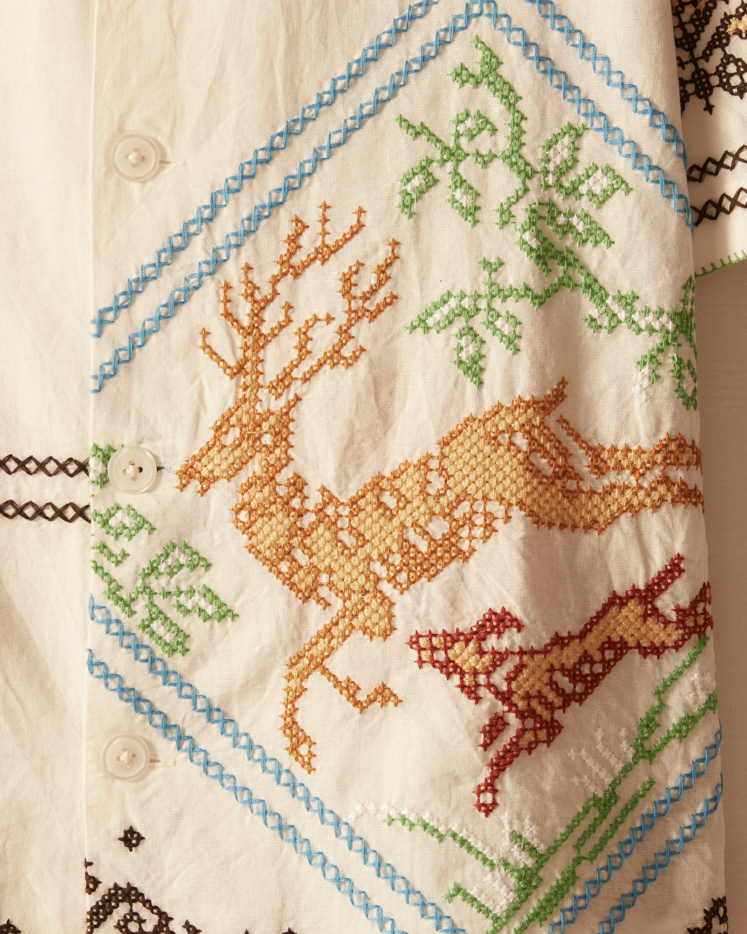 Buck and Hound Short Sleeve Shirt sold by BODE product image thumbnail 3