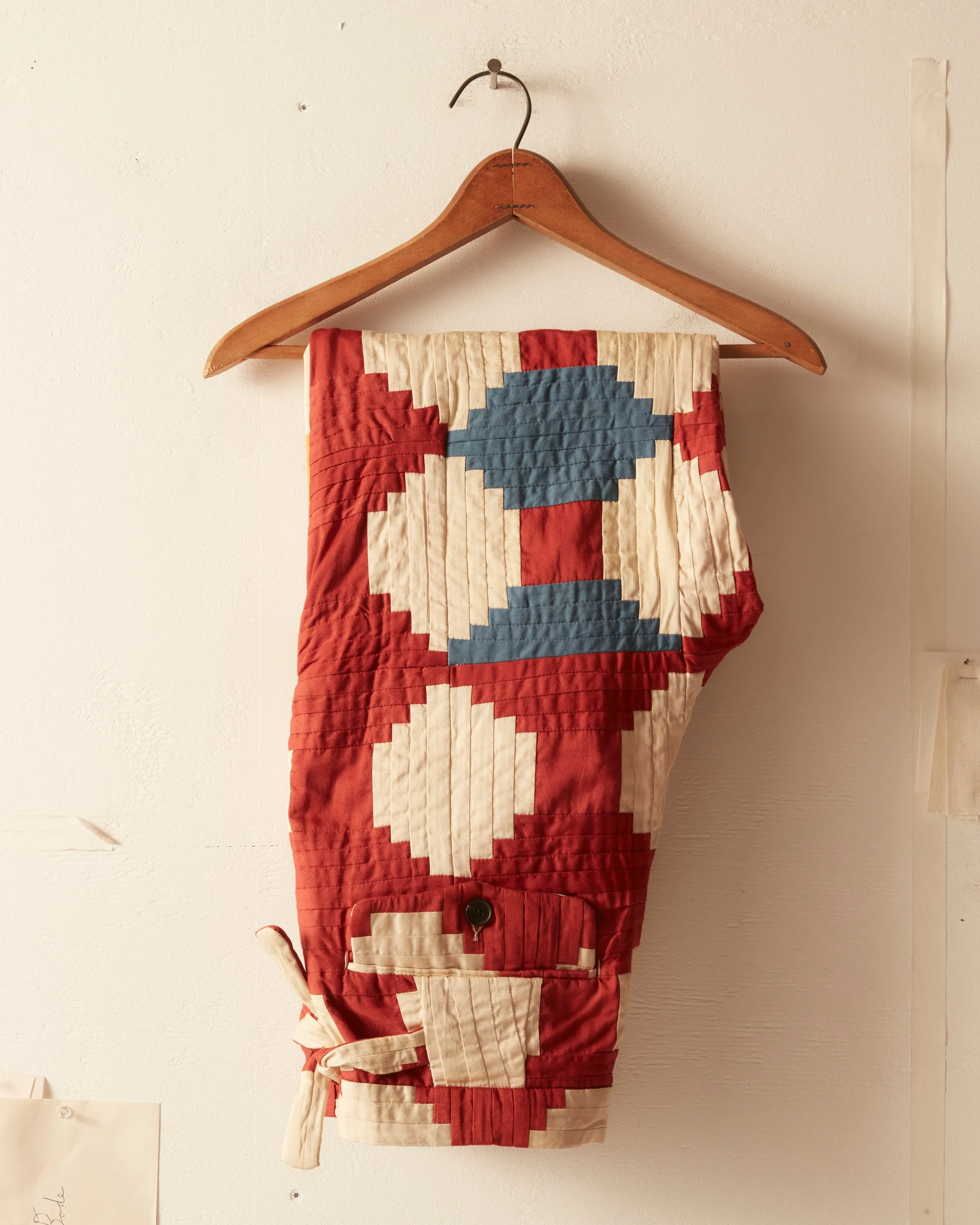 Courthouse Steps Sateen Trousers sold by BODE product image thumbnail 4