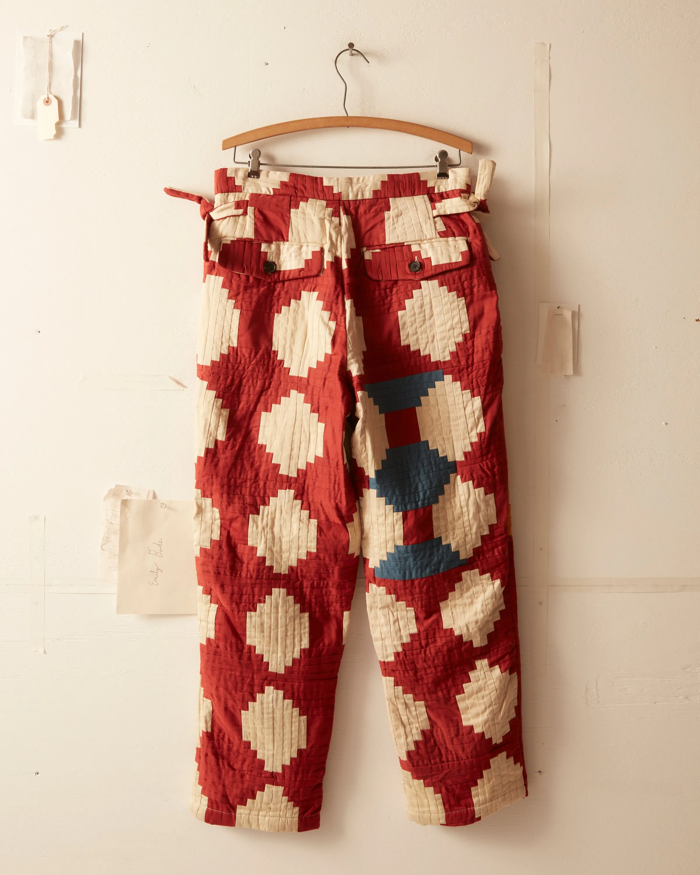 Courthouse Steps Sateen Trousers sold by BODE product image thumbnail 3