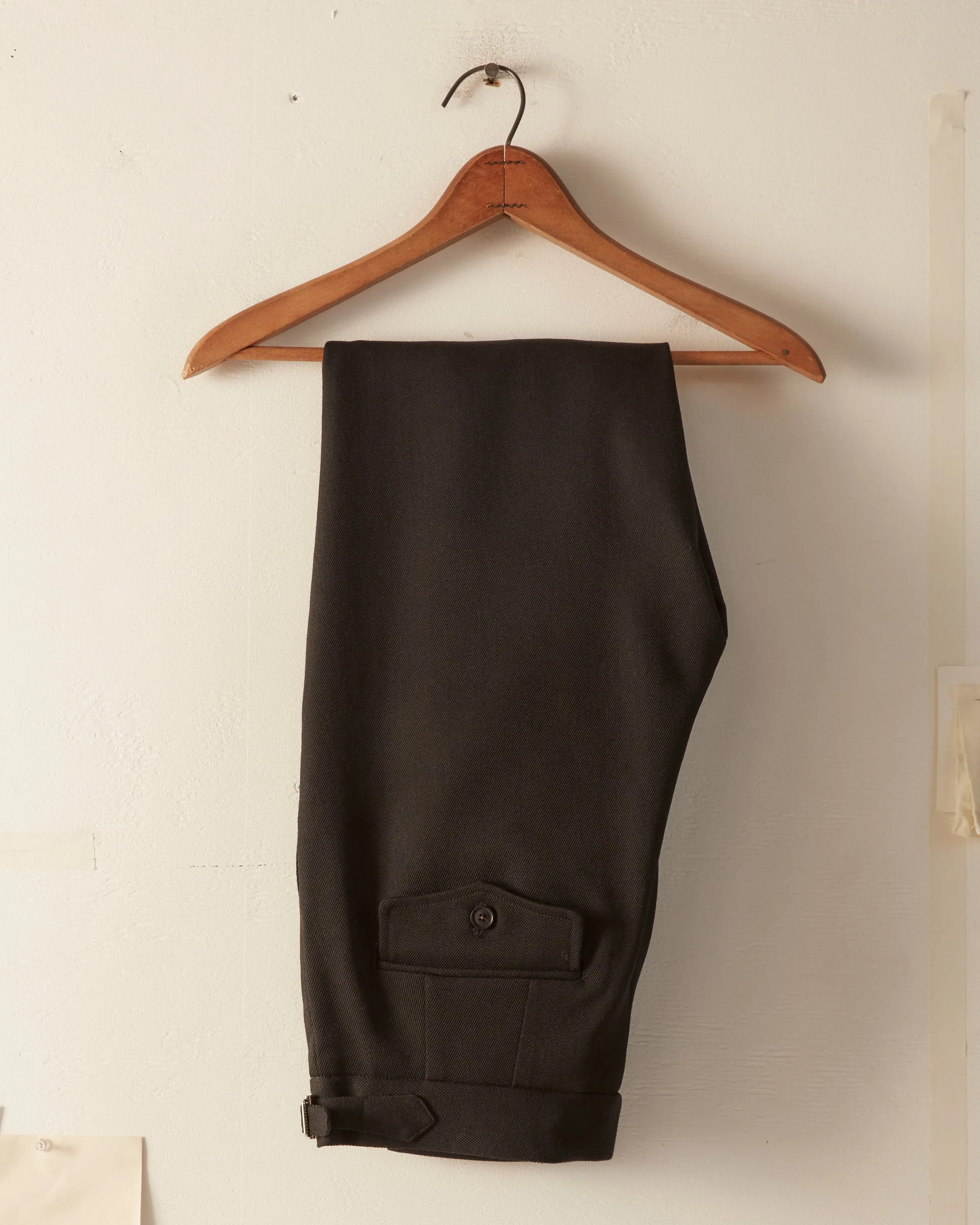 Twill Double Button Trousers - Black sold by BODE product image thumbnail 4