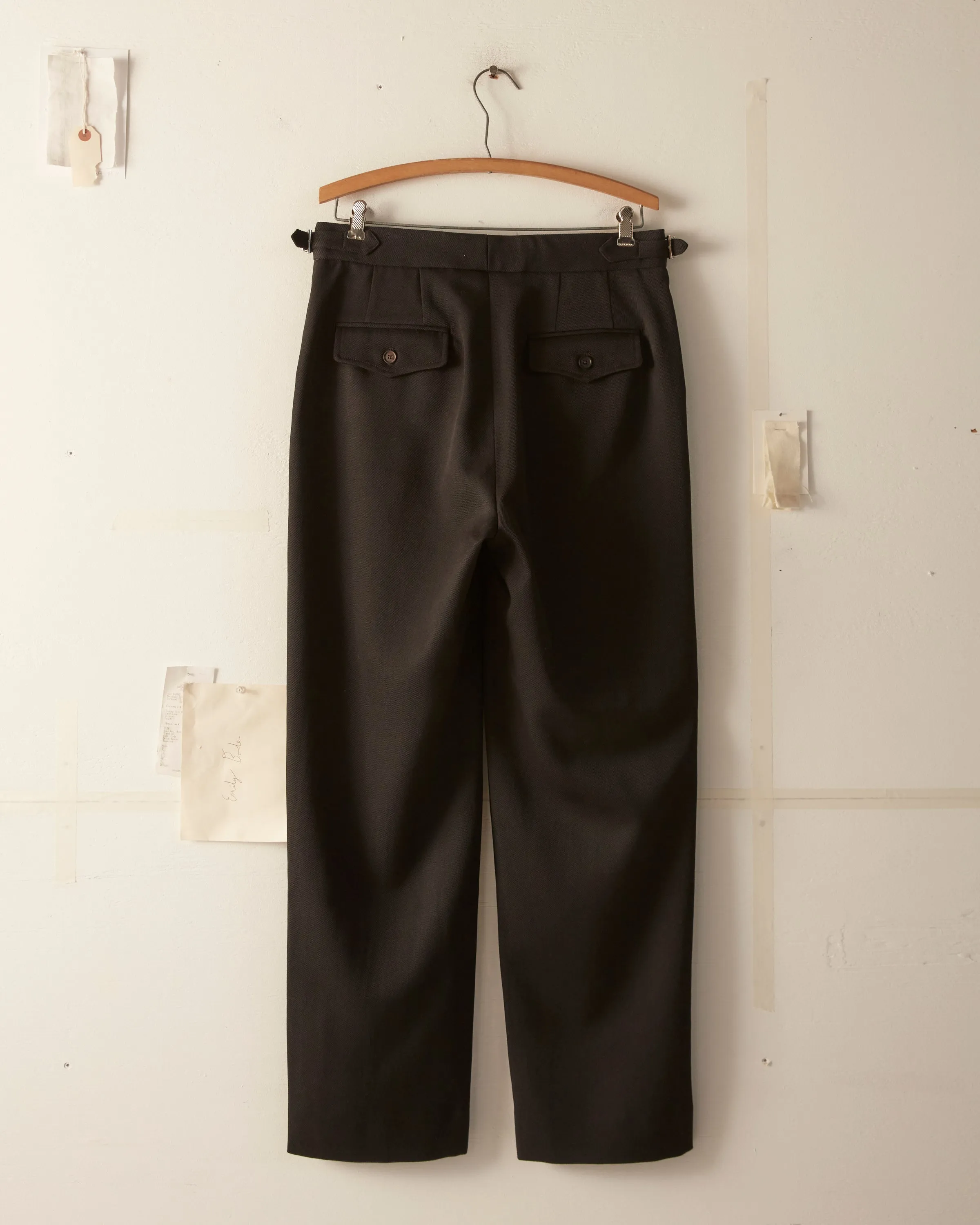 Twill Double Button Trousers - Black sold by BODE product image thumbnail 3
