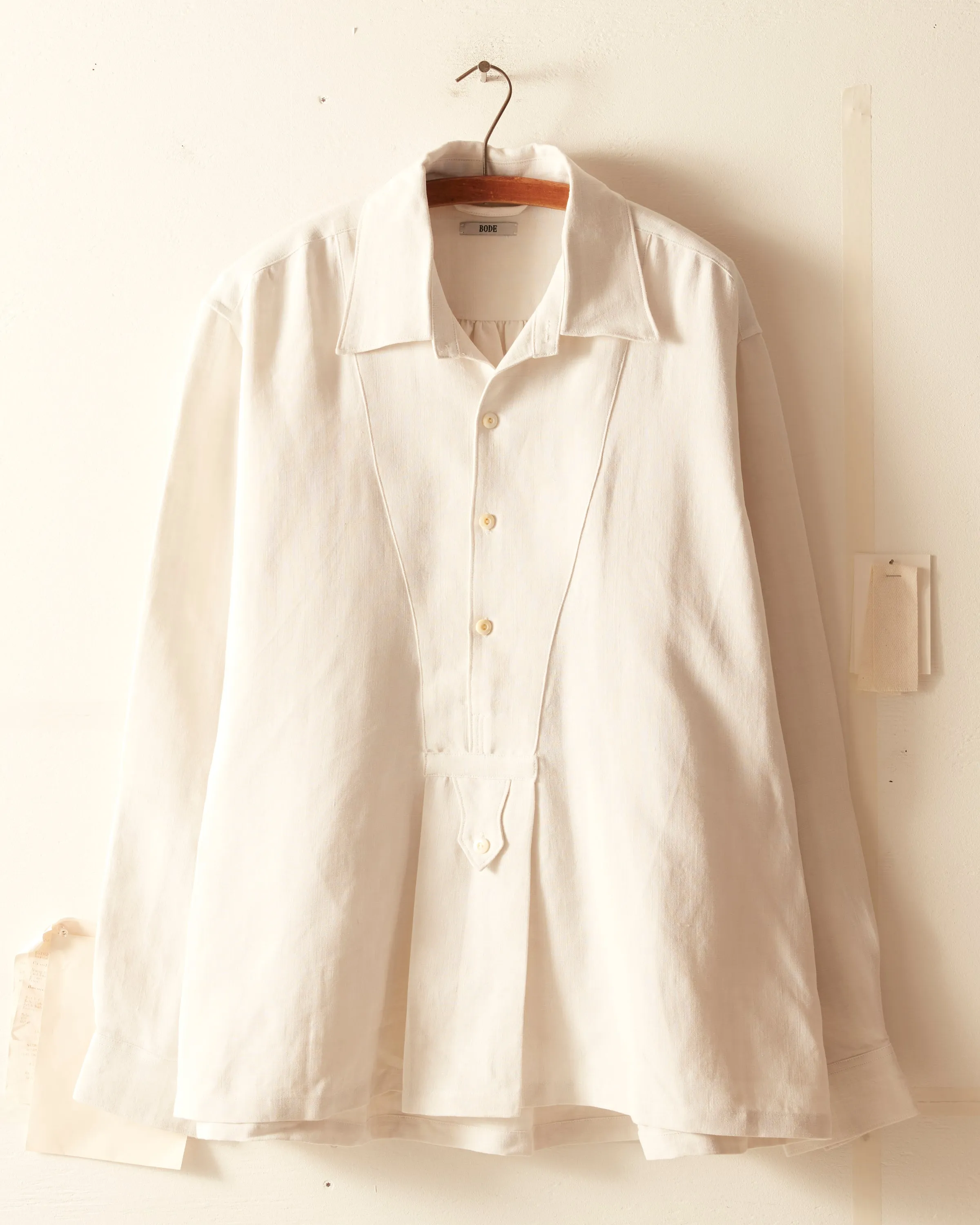Antique Linen Manchester Shirt sold by BODE