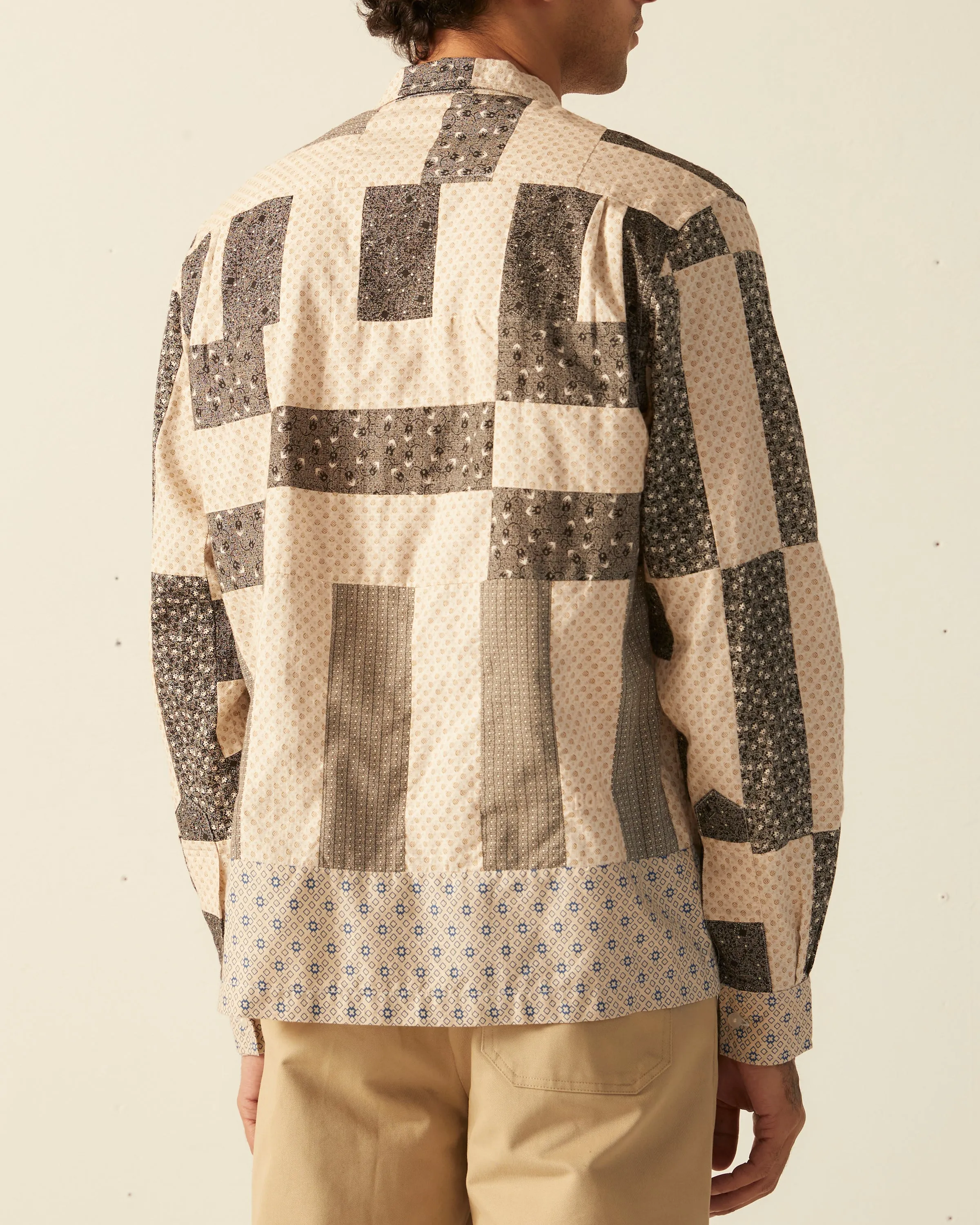 Bar Quilt Long Sleeve Shirt sold by BODE product image thumbnail 4