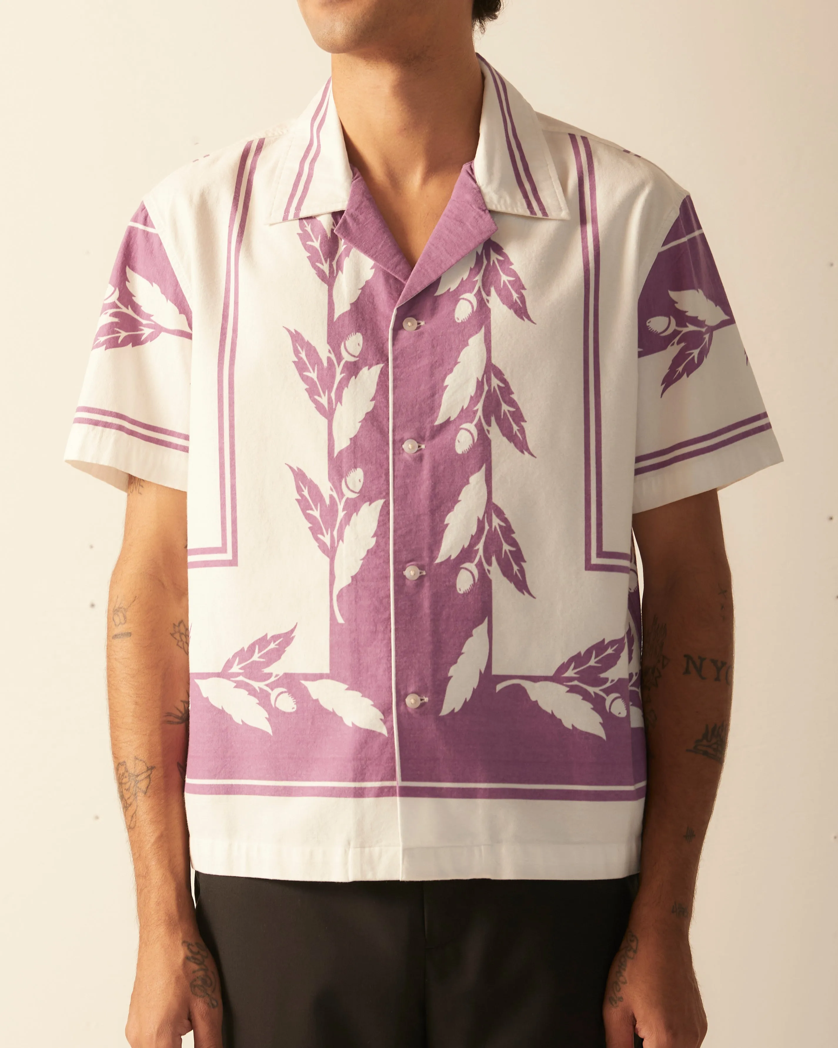 Inverse Acorn Short Sleeve Shirt sold by BODE product image thumbnail 2