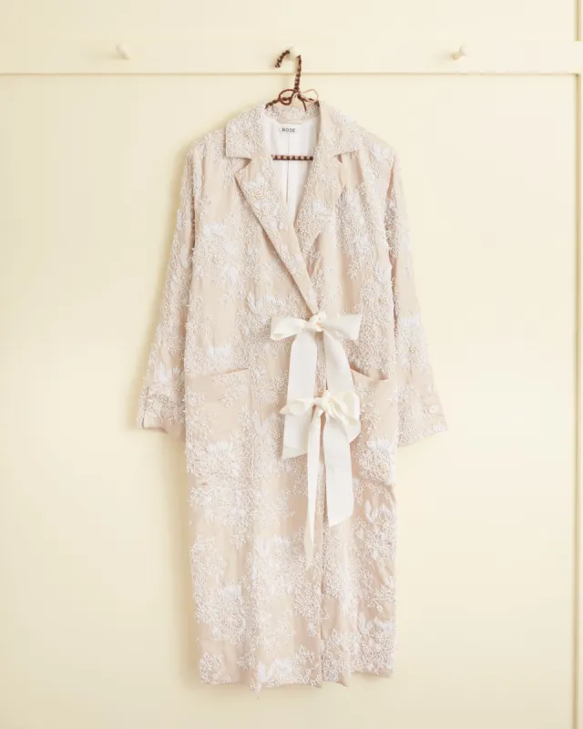 Beaded Perennial Jacquard Coat sold by BODE