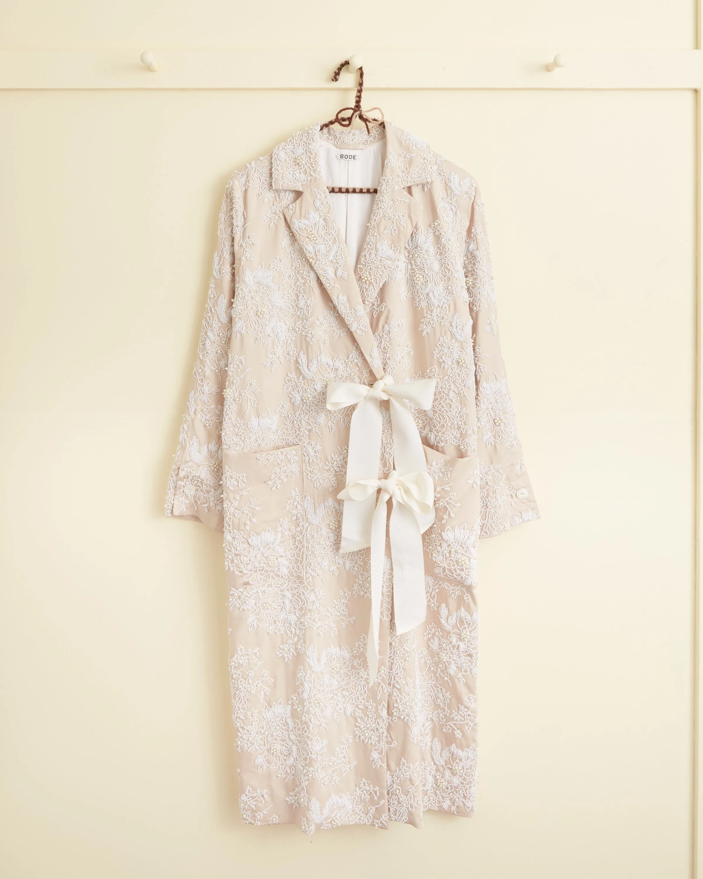 Beaded Perennial Jacquard Coat sold by BODE