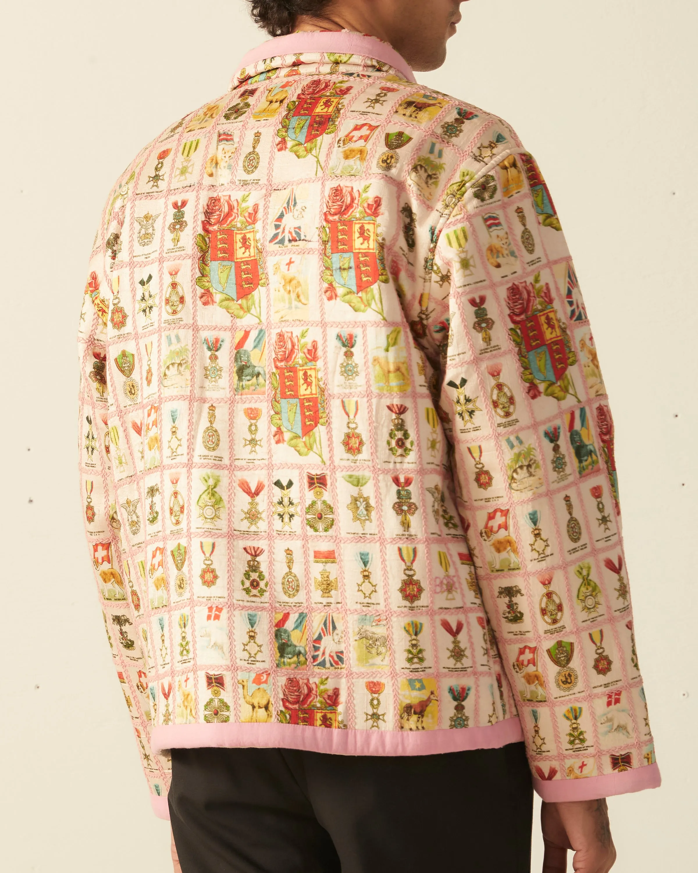 Tobacco Signet Quilt Jacket sold by BODE product image thumbnail 4