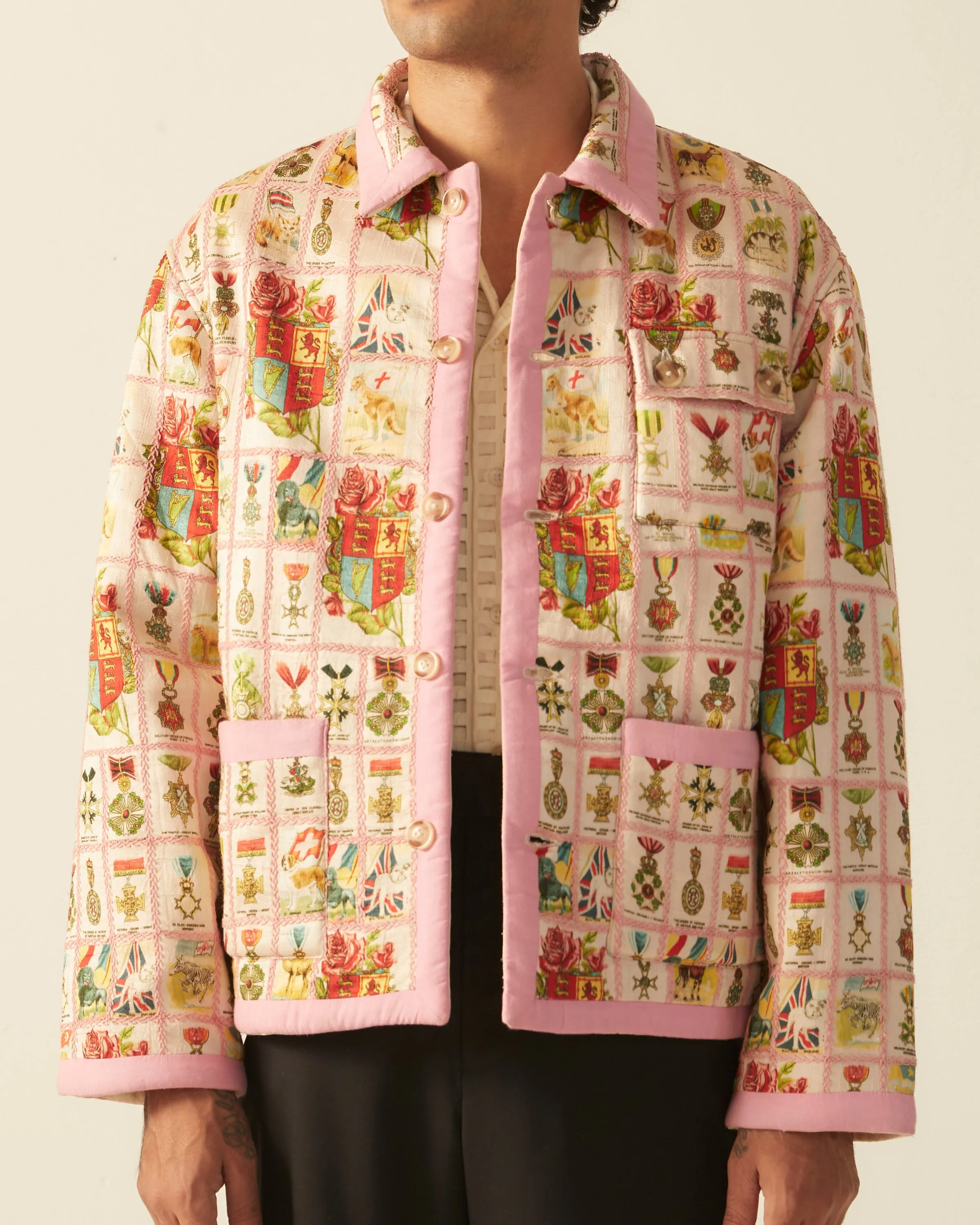 Tobacco Signet Quilt Jacket sold by BODE product image thumbnail 2